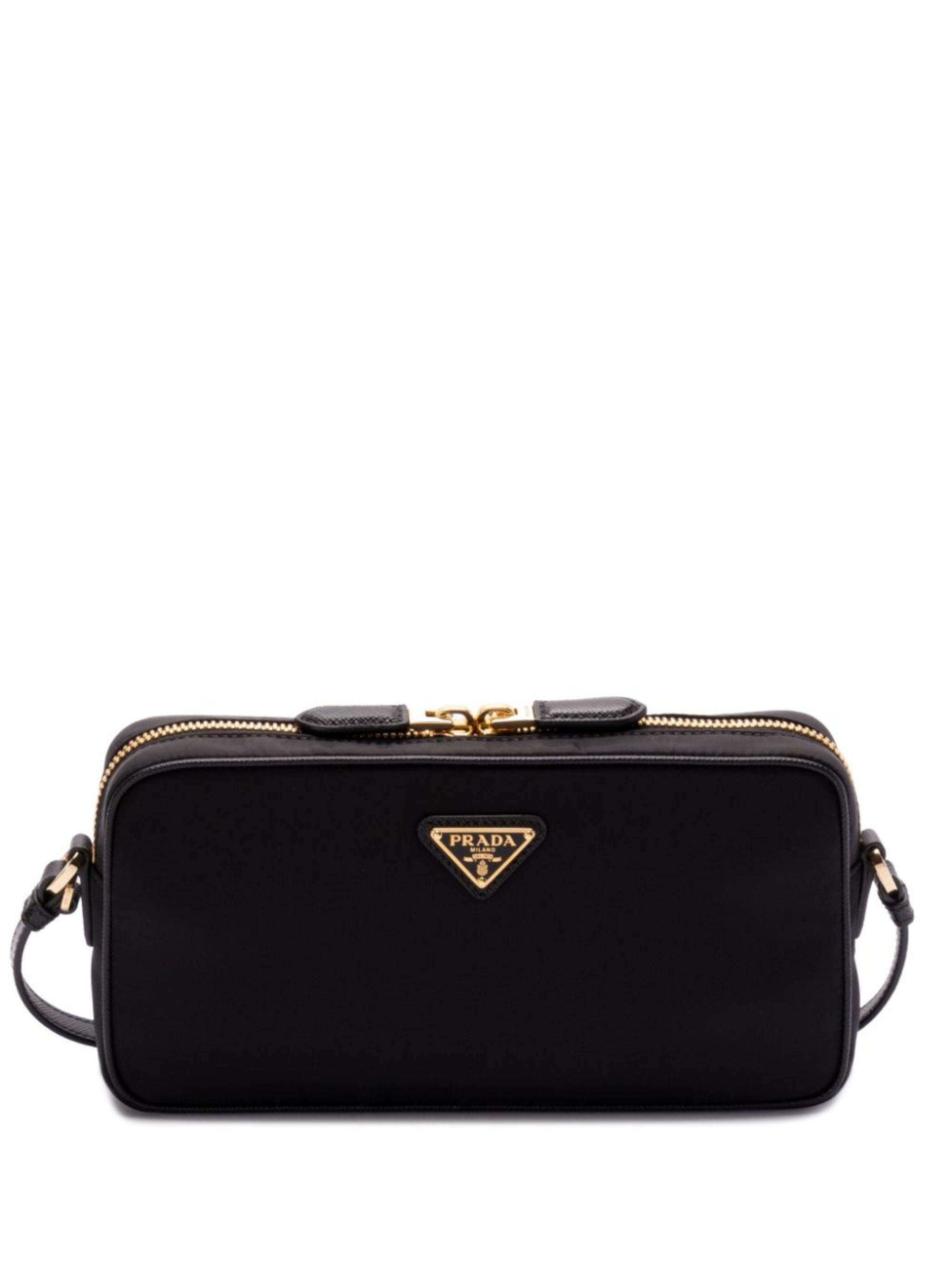 enamel-triangle crossbody bag 1