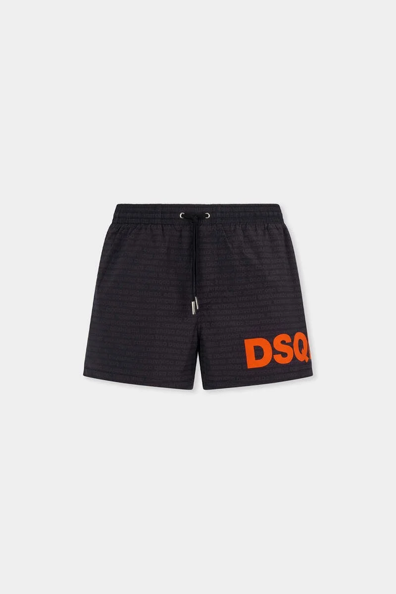 DSQUARED2 LOGO MIDI SWIM BOXER - 1