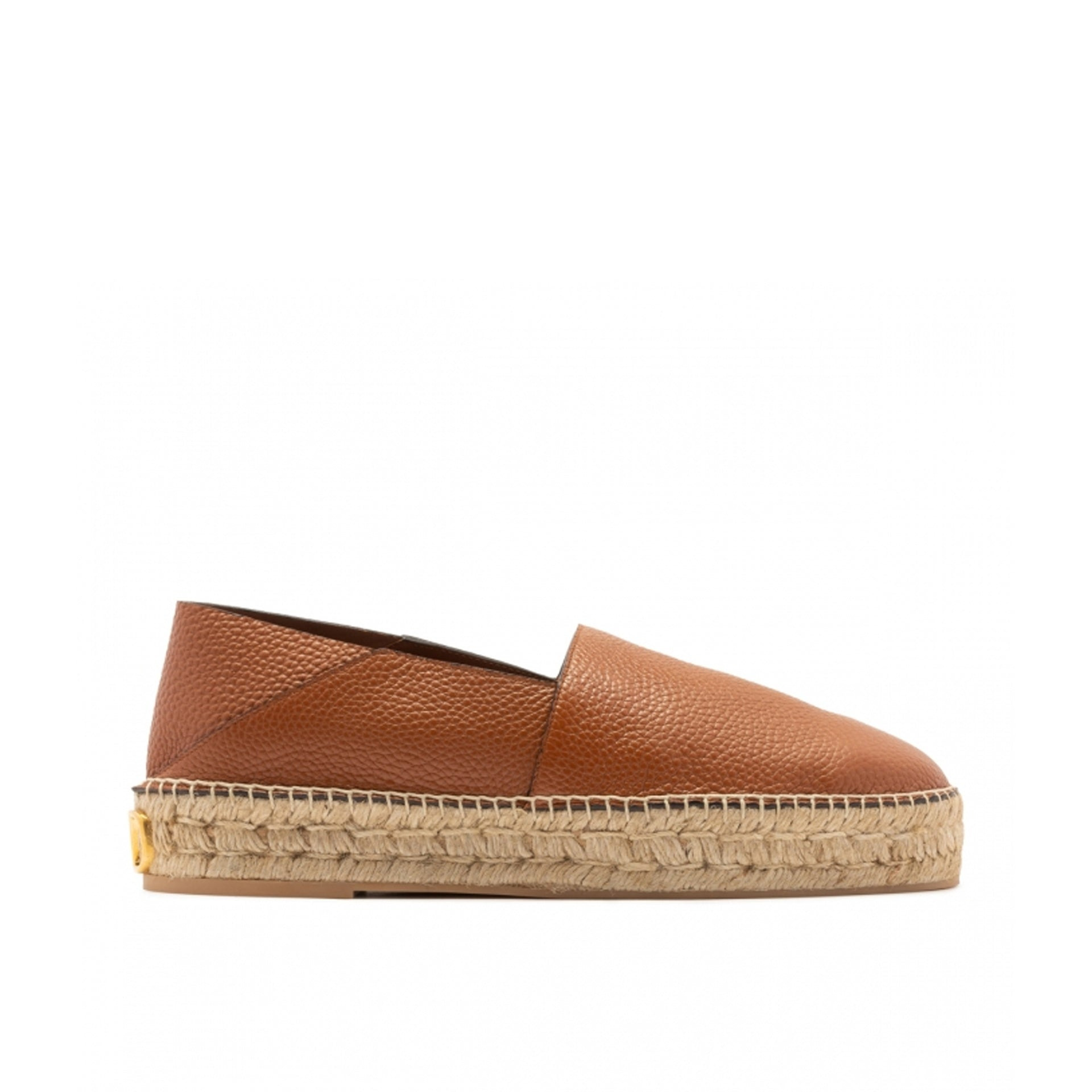 Valentino Garavani Logo-Plaque Leather Espadrilles Men - 5