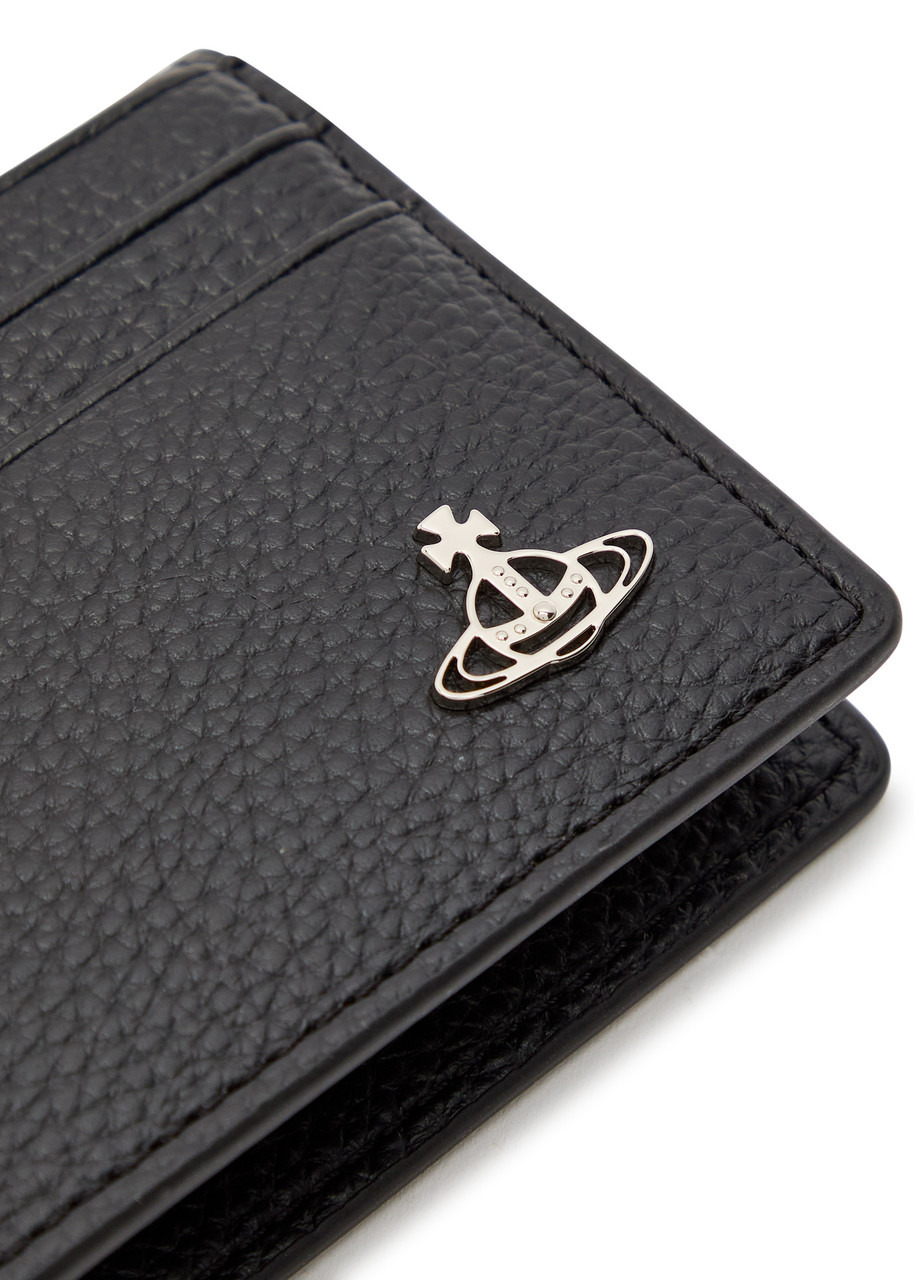 Vivienne Westwood Orb Faux Grained Leather Card Holder - 4