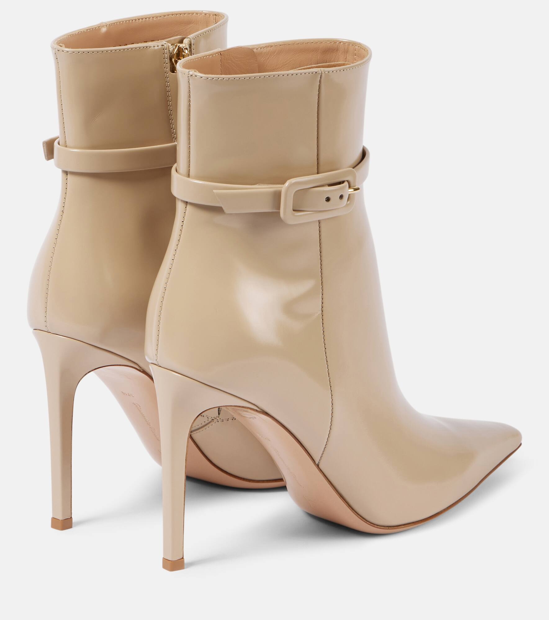 95 patent leather ankle boots - 3