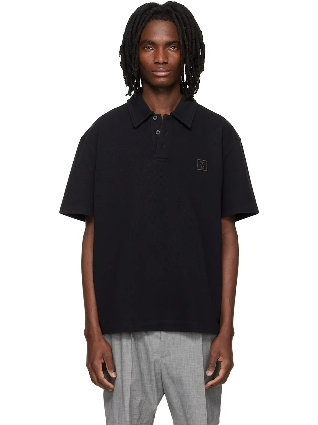 Black Back Logo Polo - 1