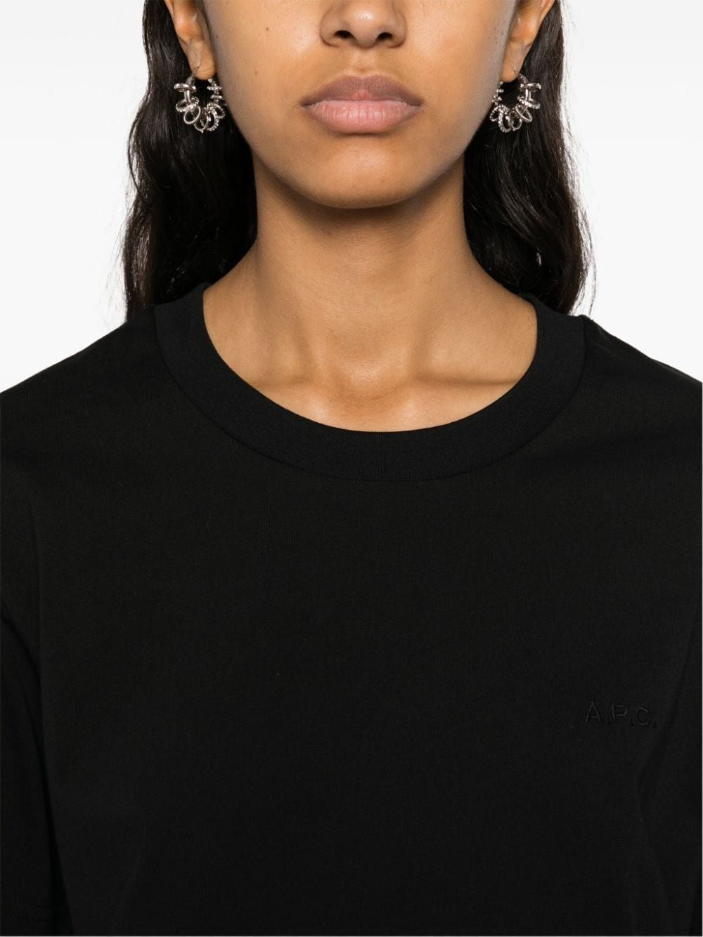 logo-embroidered T-shirt - 5