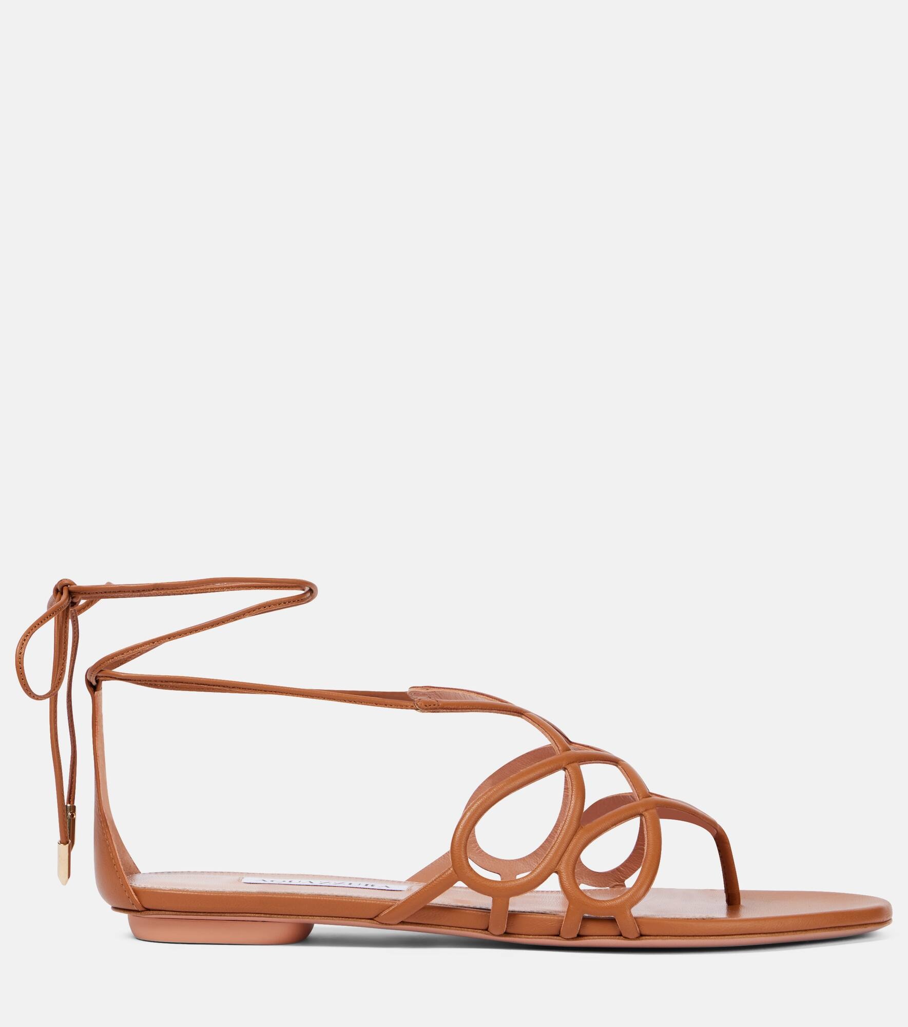 Infinito leather sandals - 4