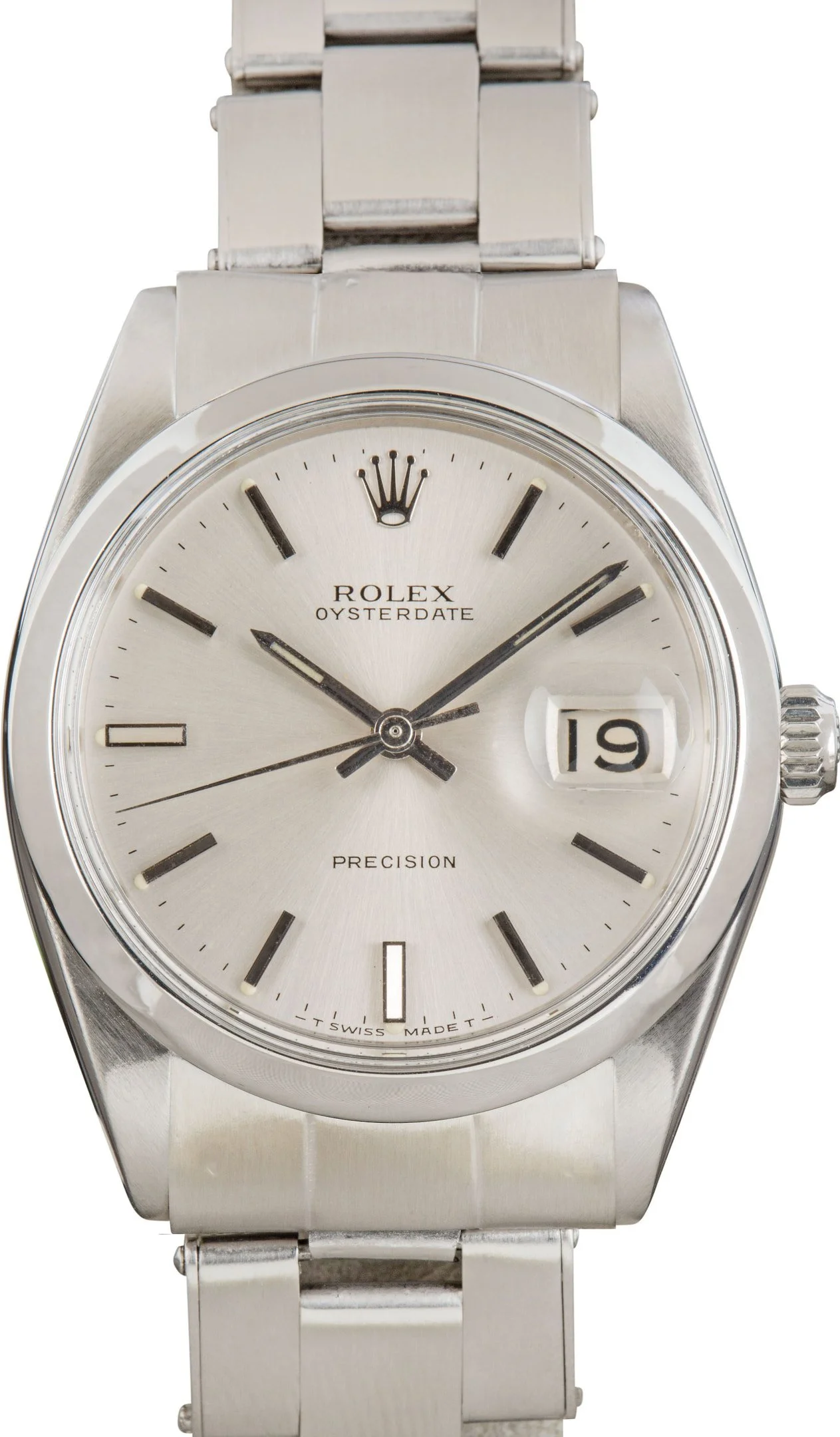 Pre-owned Rolex OysterDate Silver Dial 6694 Stainless Steel - 1