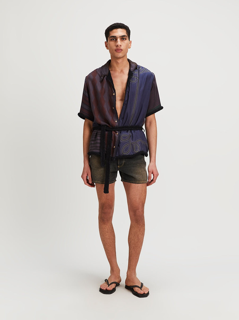 MAGLIANO Magliano | Fuori-Acqua Short Sleeve Shirt Dark outlook