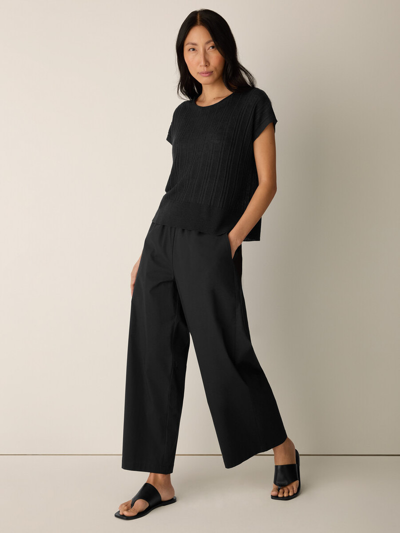 Organic Linen Cotton Crew Neck Top 3