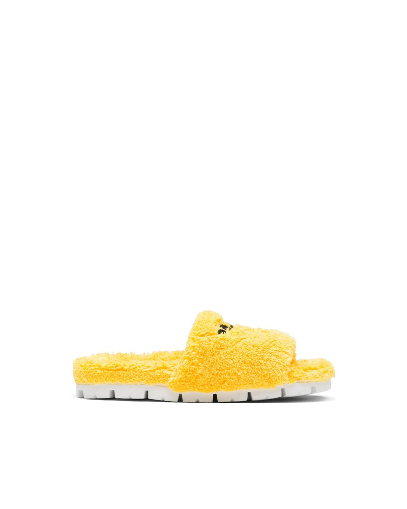 Prada Terry cloth slides outlook