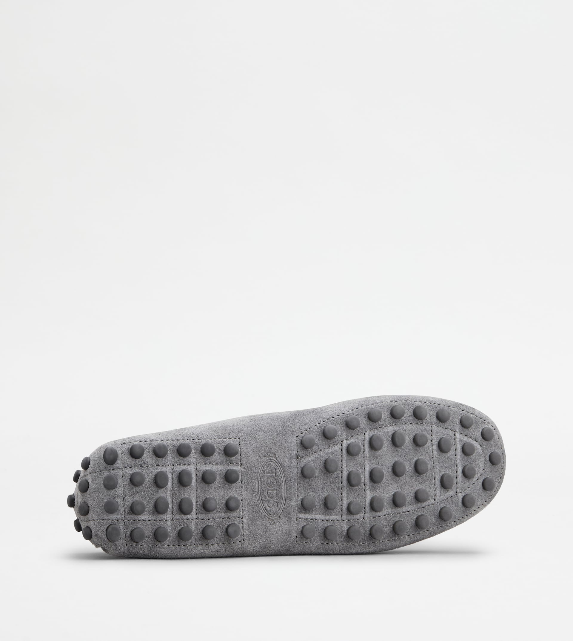 GOMMINO DRIVING SHOES IN SUEDE - GREY - 4