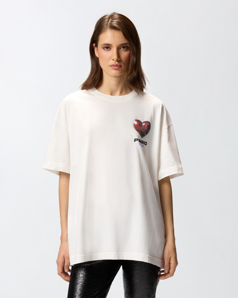 PINKO T-SHIRT WITH PRINT outlook