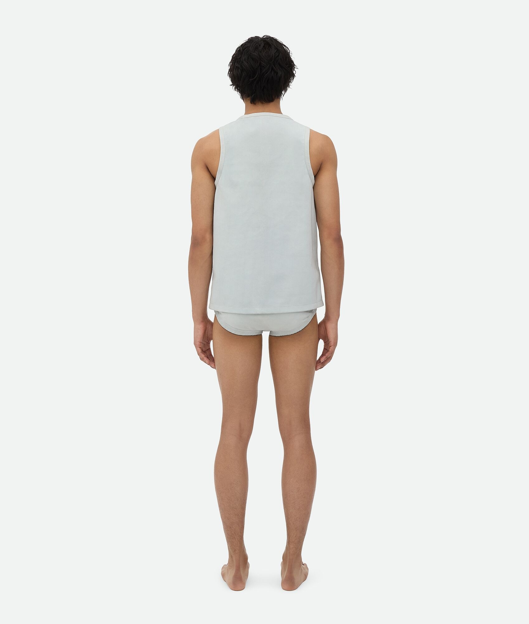 Jersey Rib Leather Boxer - 4