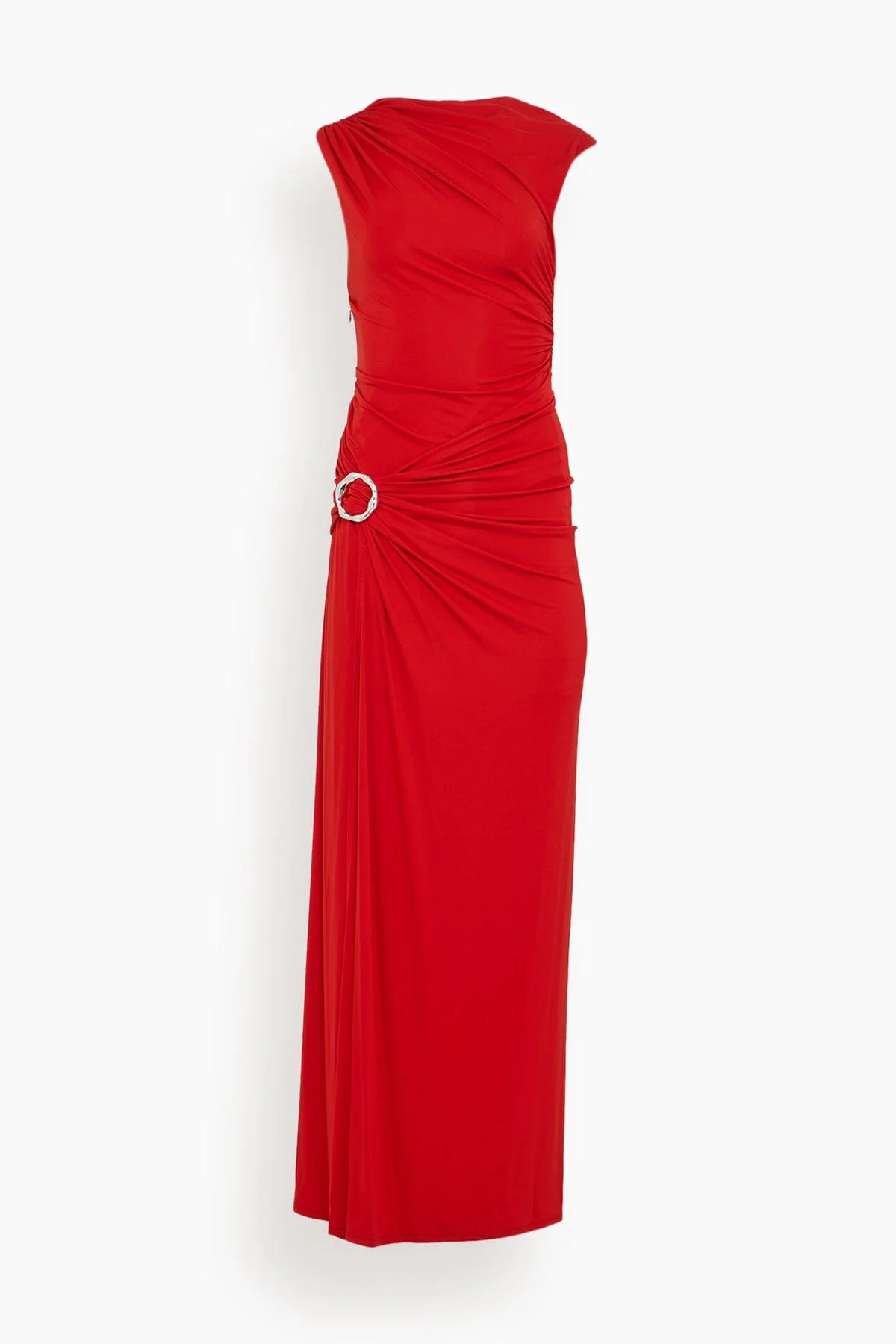 Blaine Sleeveless Gown in Crimson - 1