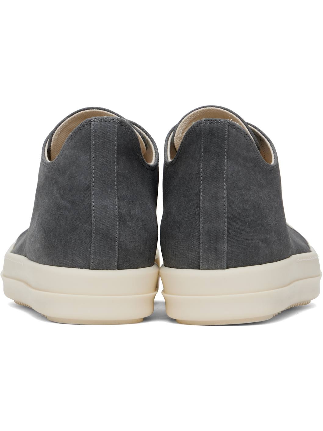 Rick Owens DRKSHDW Gray Porterville Low Sneaks Sneakers