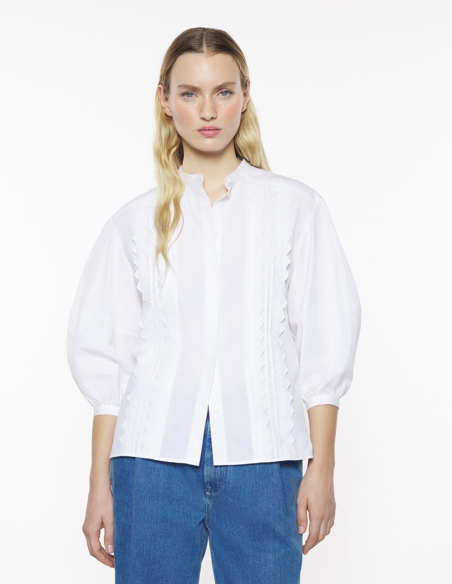 CRAFTED EMBROIDERY MAXI SLEEVE SHIRT - 3