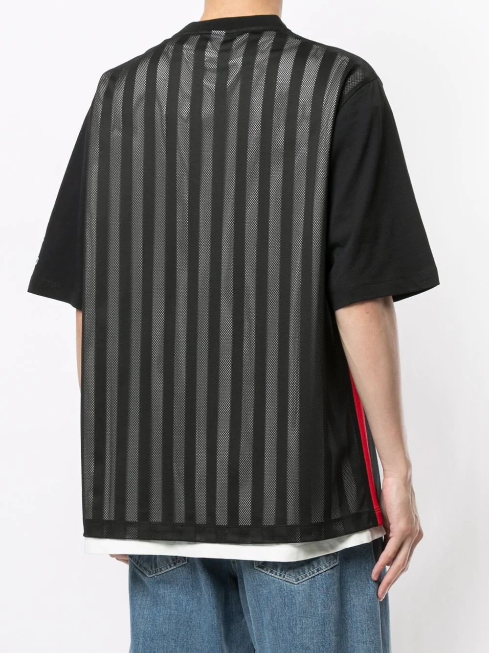 back-stripes cotton t-shirt - 4