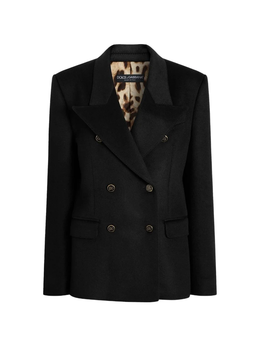 Linda double-breasted cashmere jacket - 1