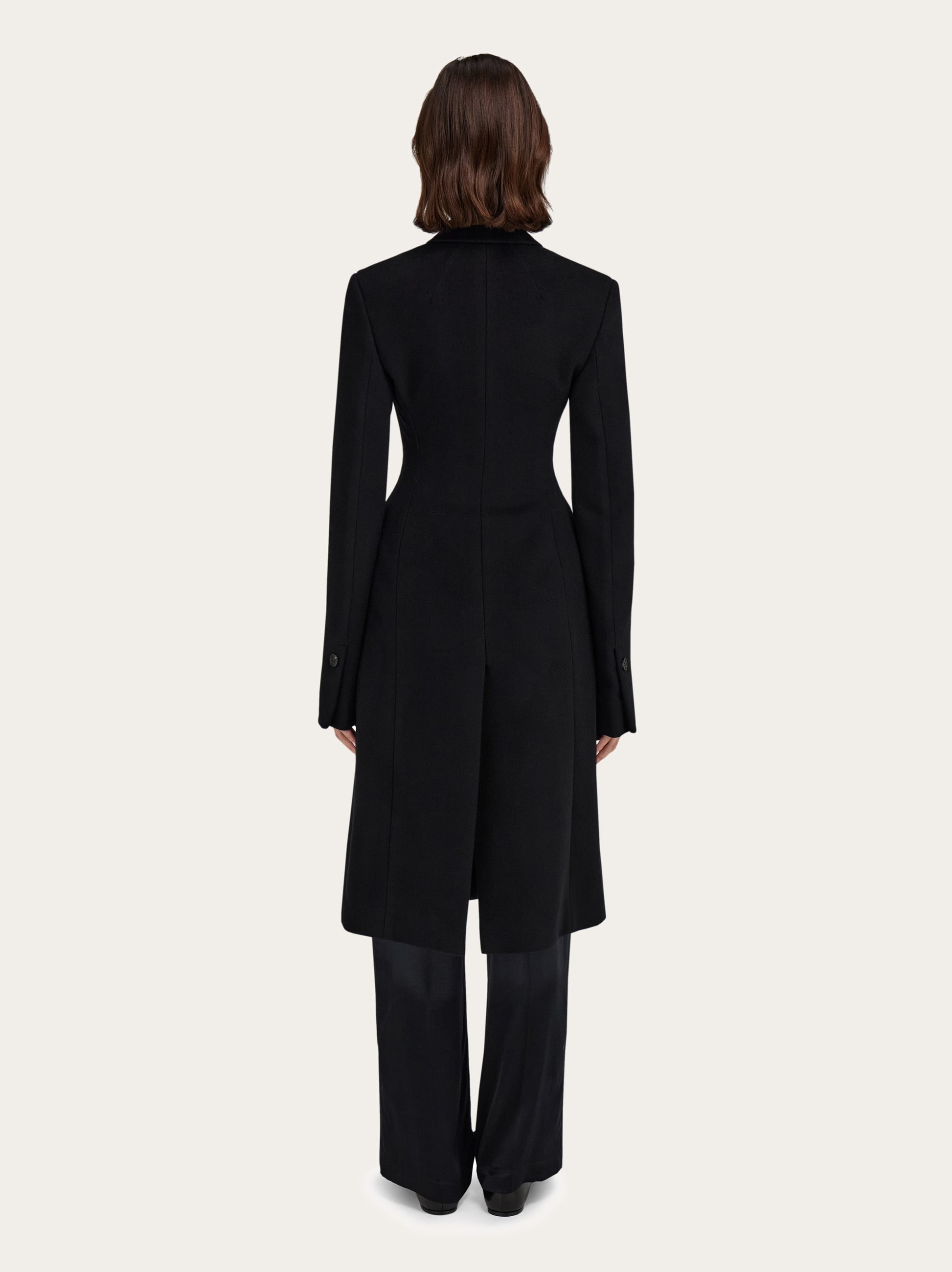Fitted single breasted coat - 3