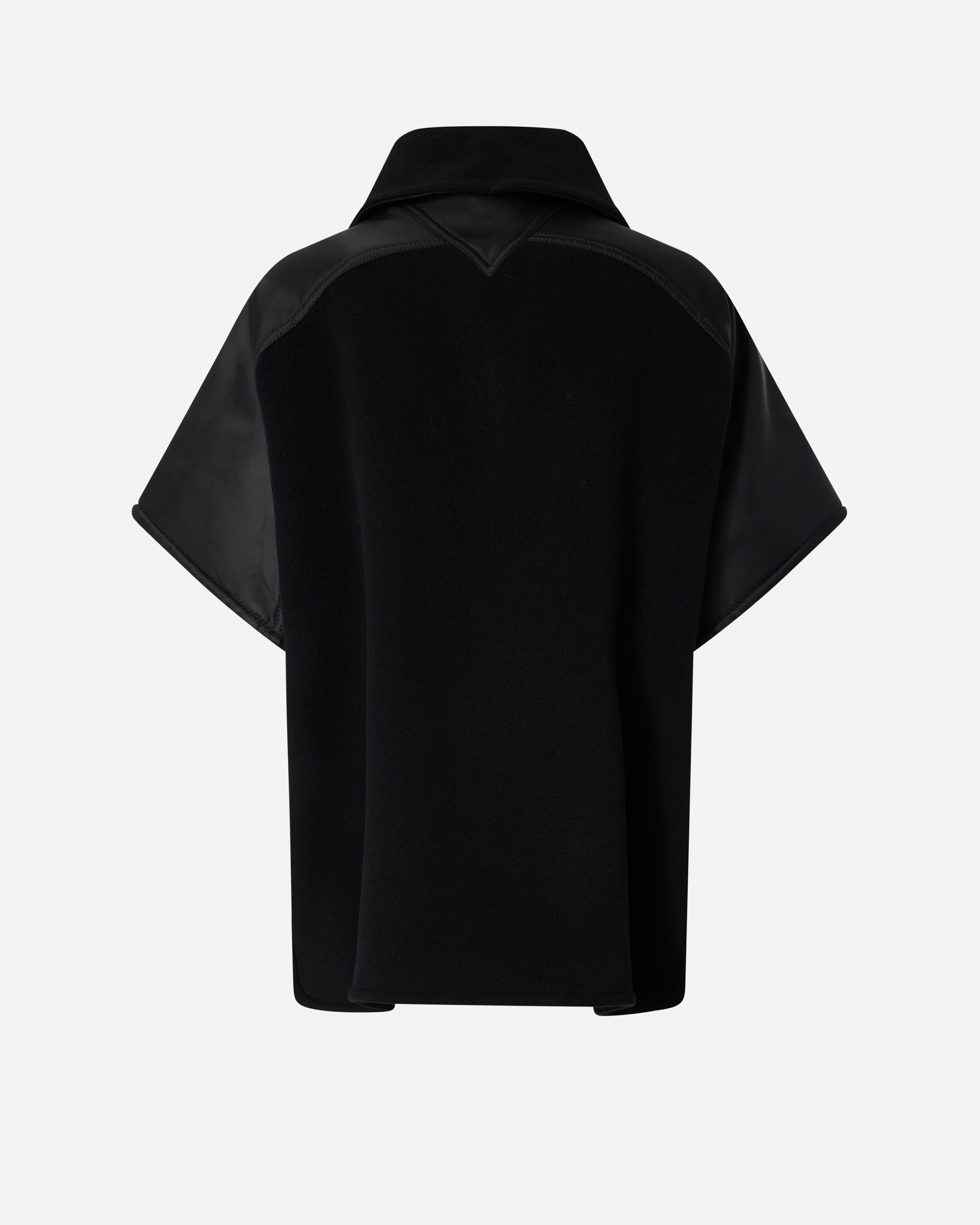 CLOTH CAPE WITH HIGH NECK - 2