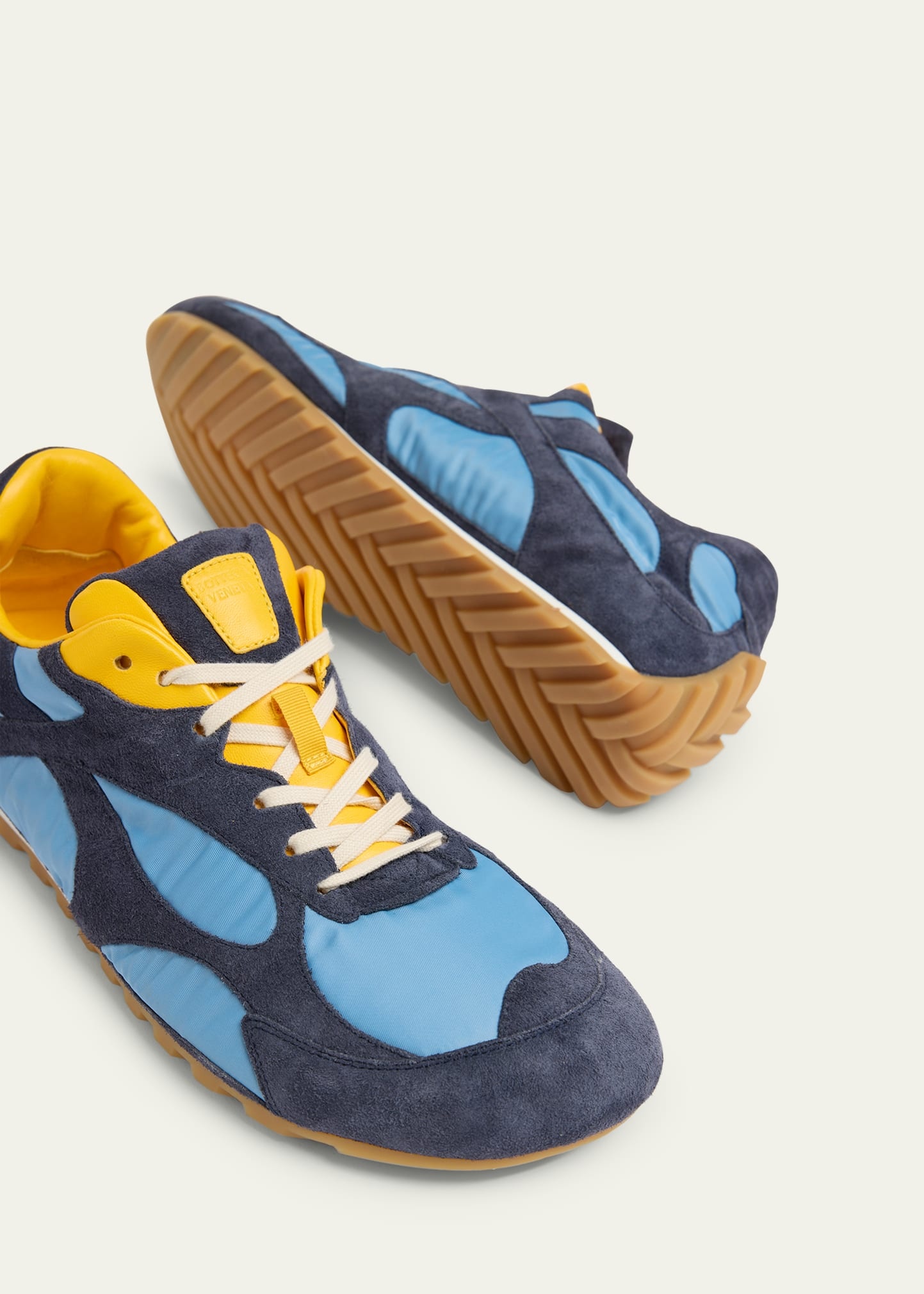 Men's Orbit Ballet Nylon and Suede Low-Top Sneakers - 6