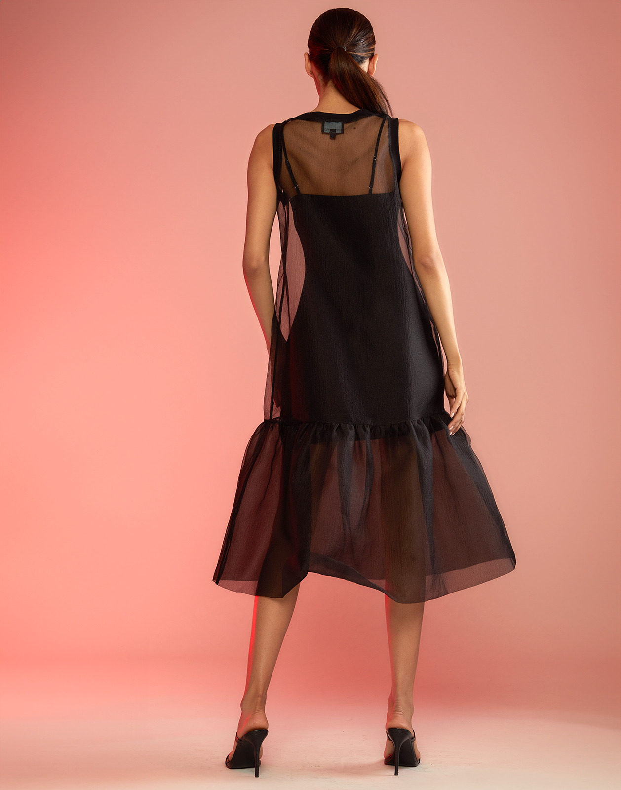 Carrie Organza Midi Dress - 5