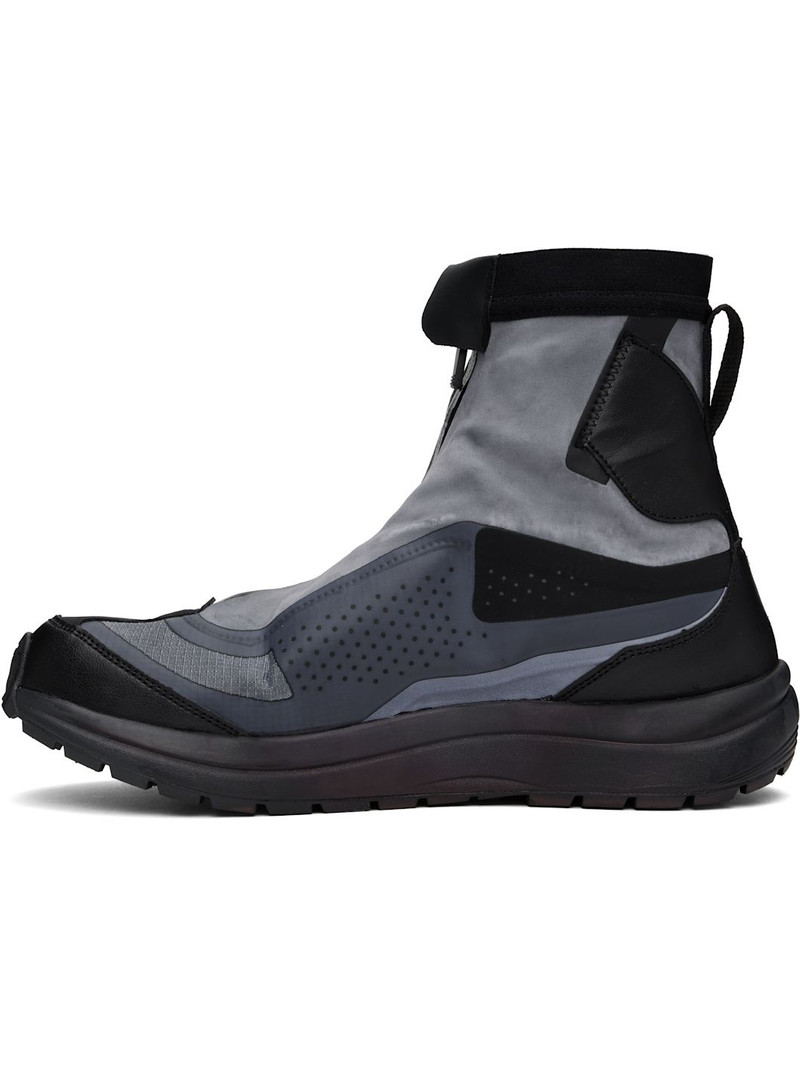 11 by Boris Bidjan Saberi Black & Gray Salomon Edition Bamba 2 High GTX V2 Sneakers outlook