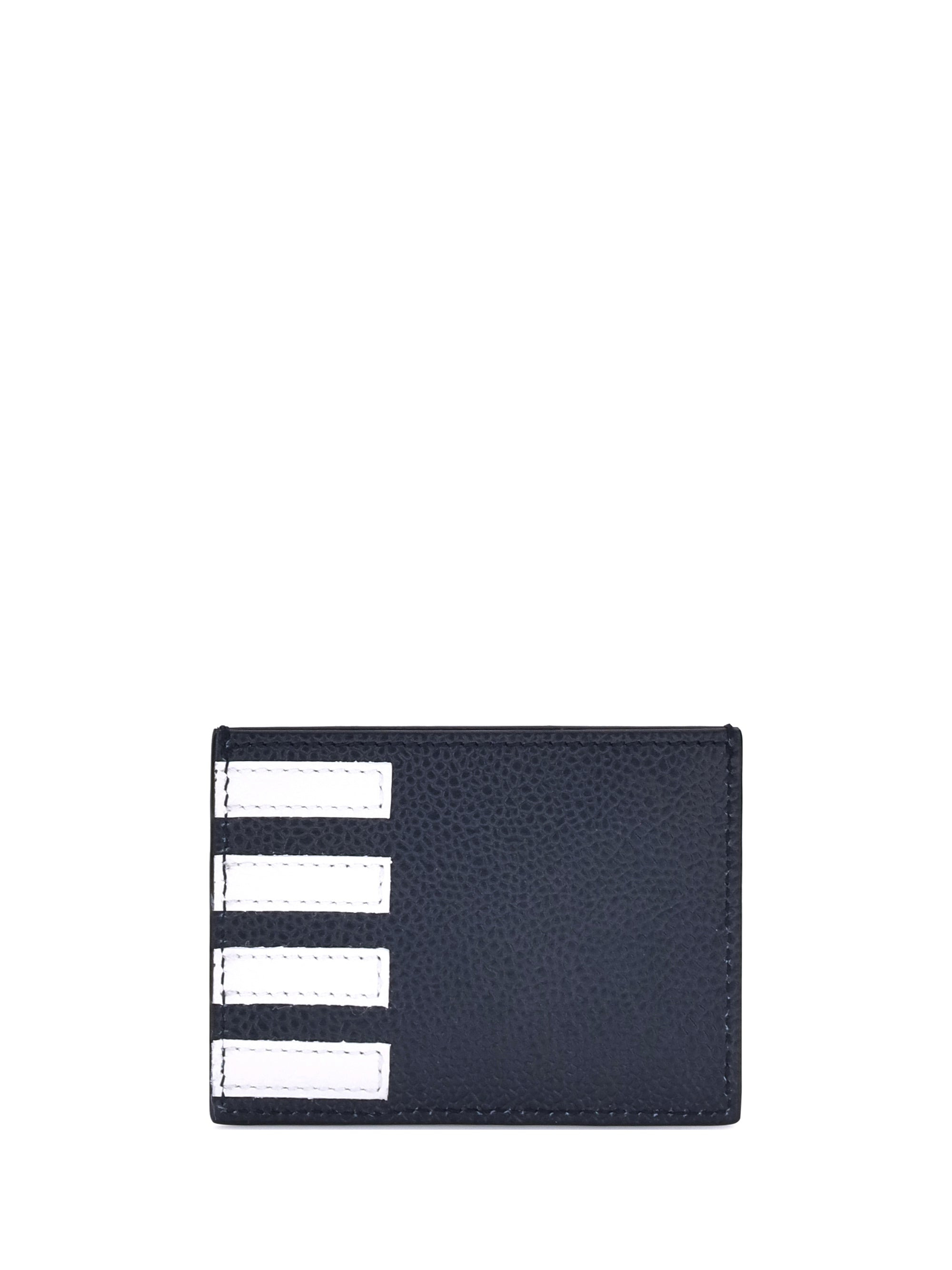Thom Browne Men Leather Card Holder - 2