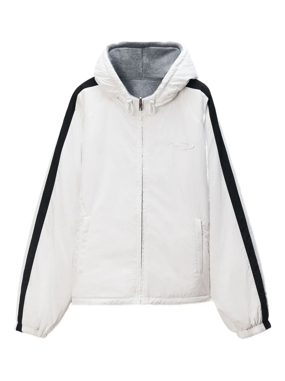 reversible zip-front hoodie - 1