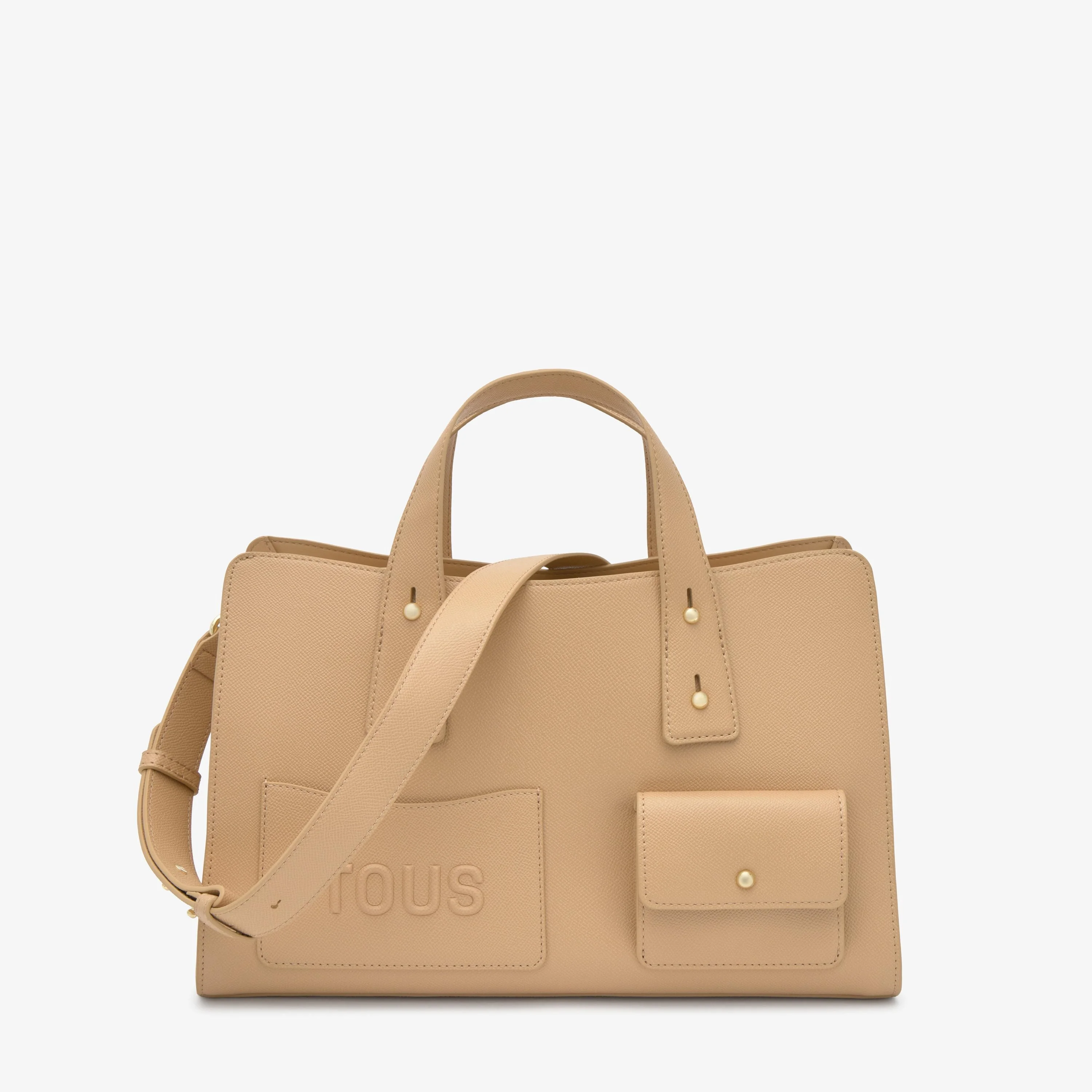 Medium sand-colored Bowling bag TOUS Back to Basics - 1