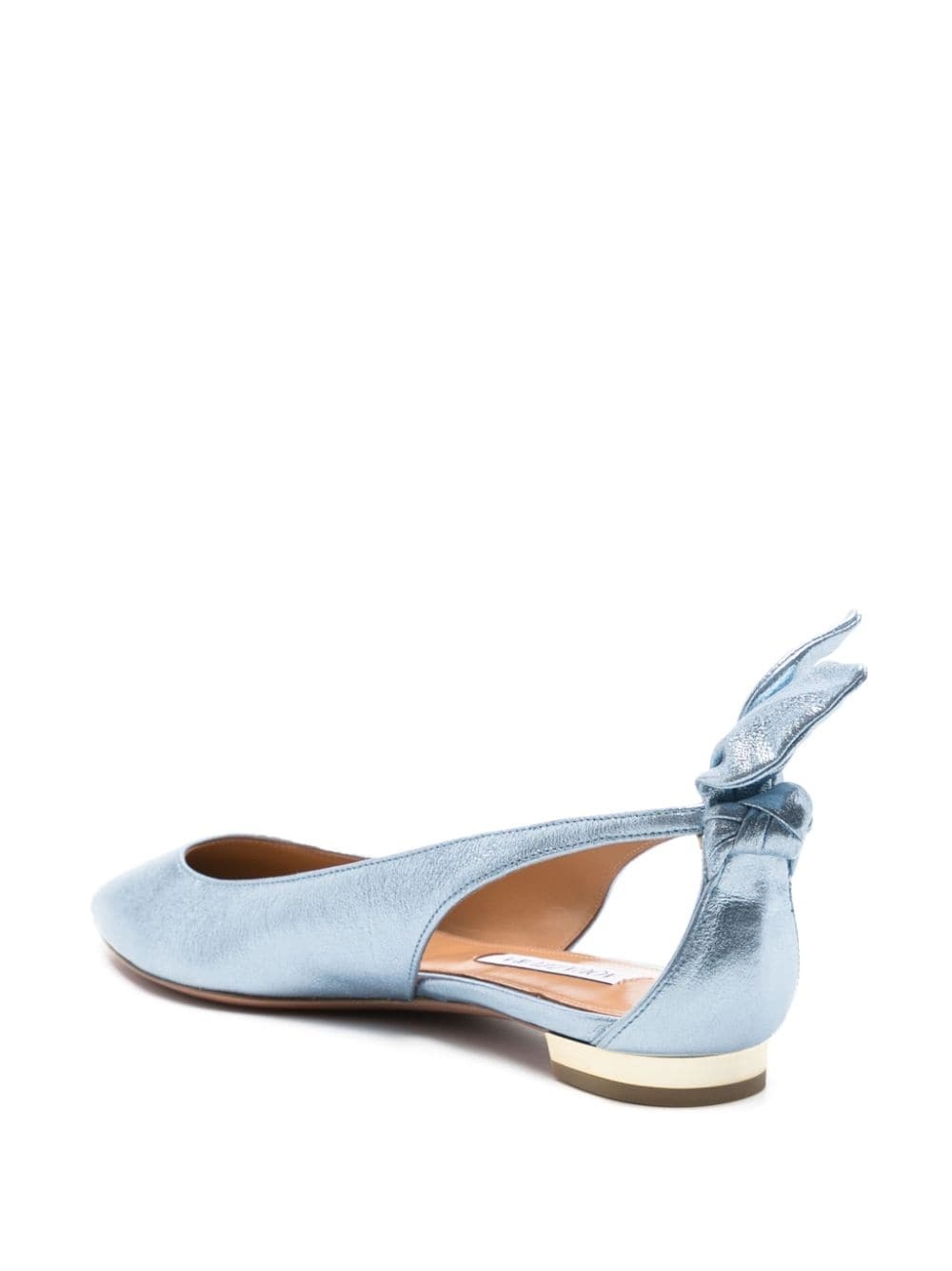 Bow Tie leather ballerinas - 3