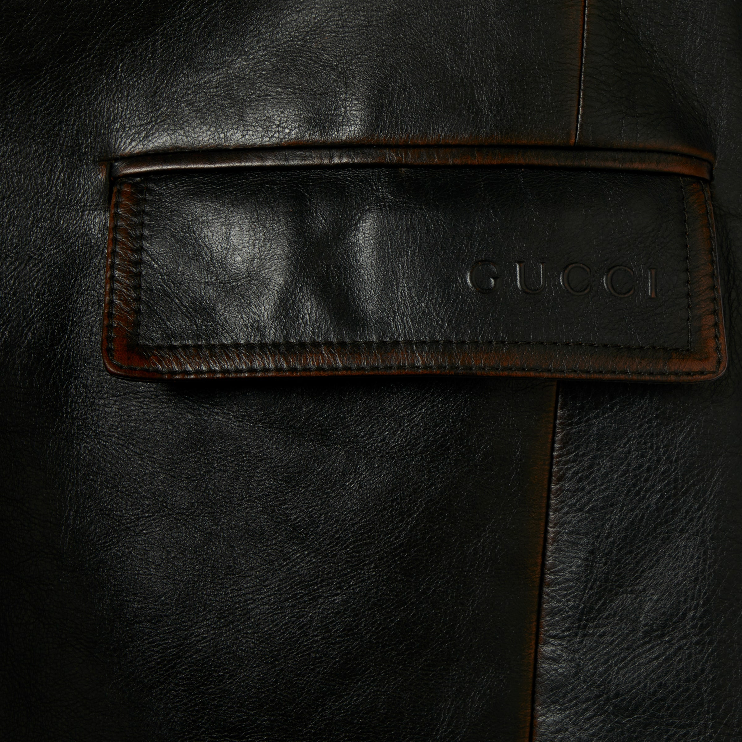 Soft aged-effect leather jacket - 7