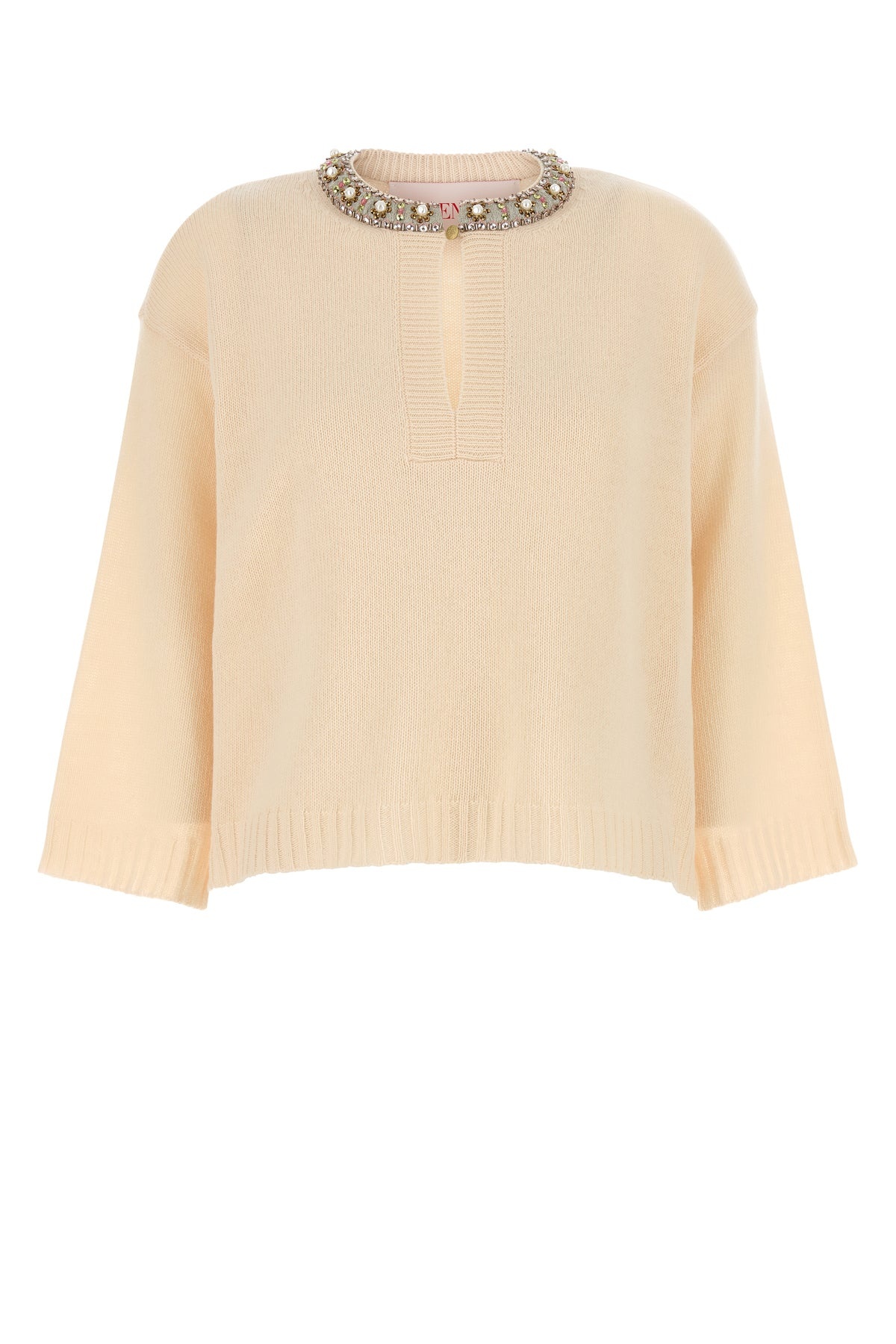 Cream wool sweater - 1