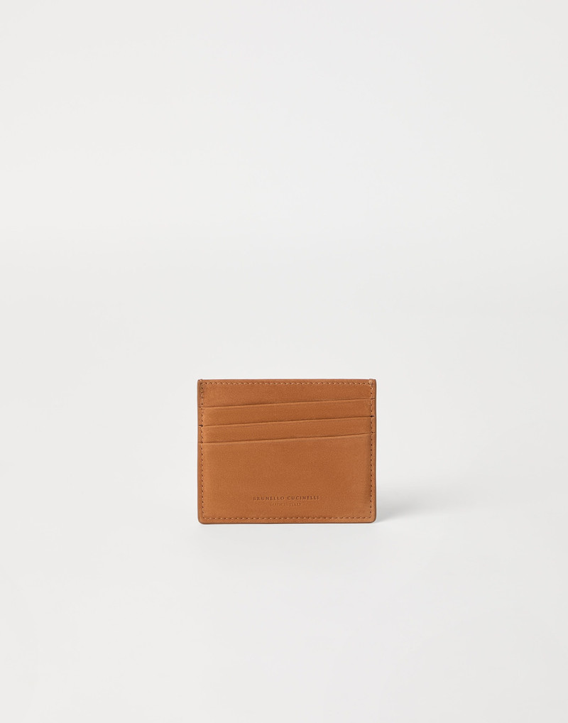 Brunello Cucinelli Nubuck card holder outlook