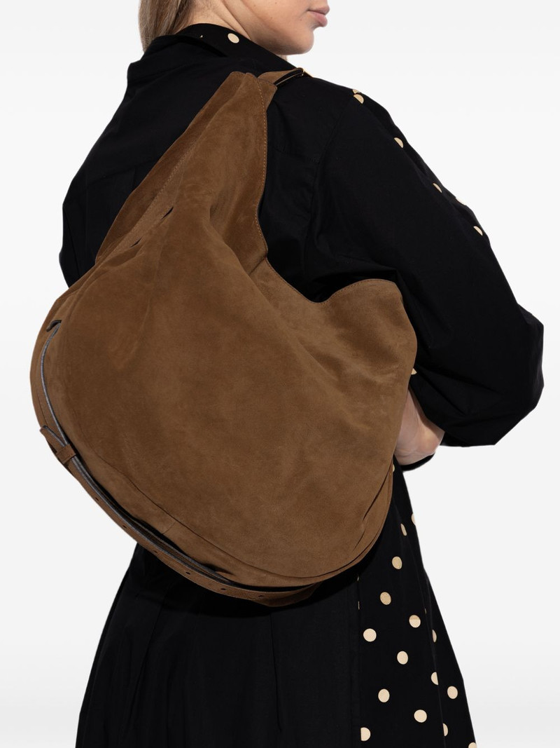 Moschino Handle Me metal-handle shoulder bag outlook