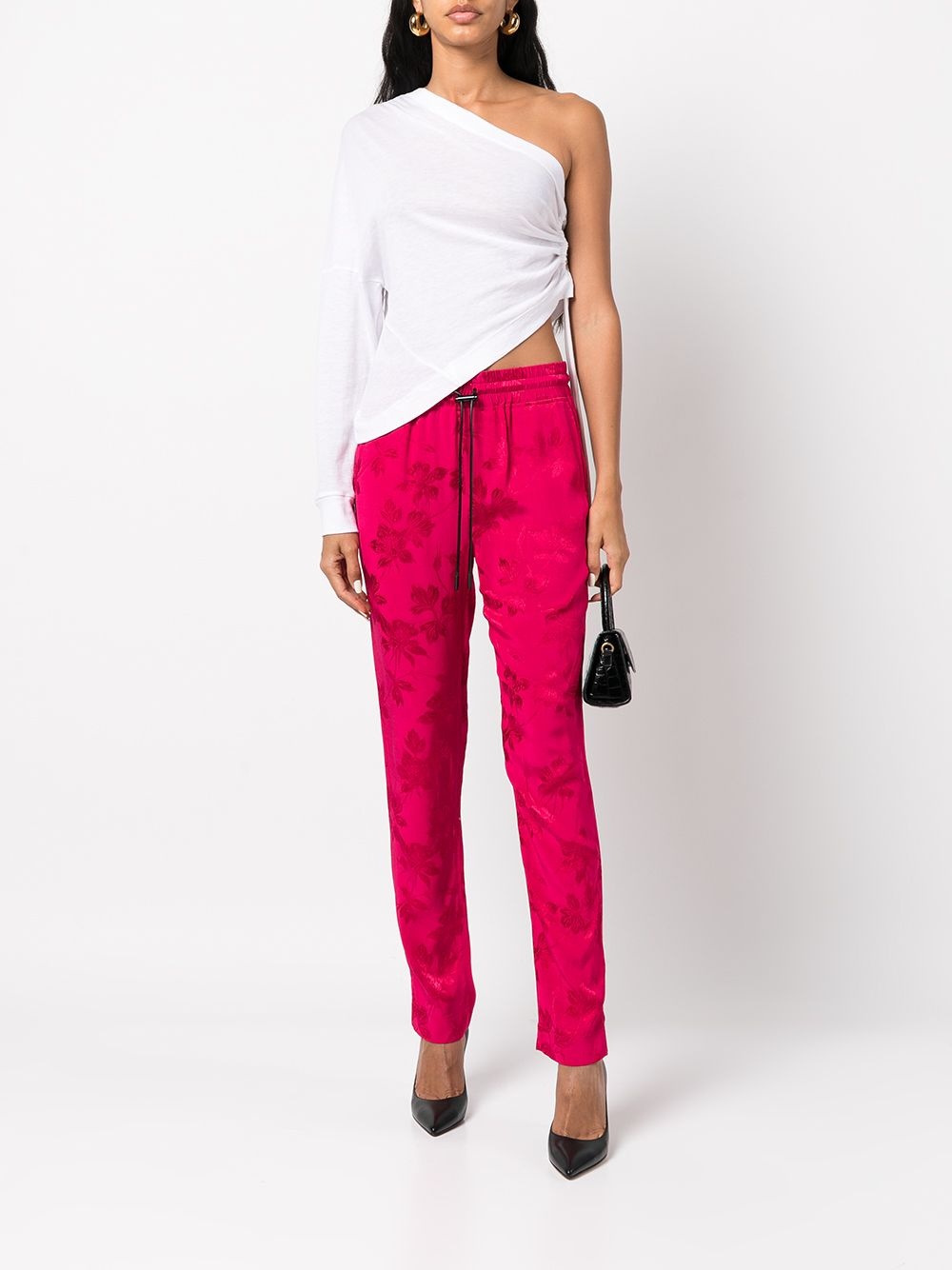 Fiona floral-print cropped trousers - 2