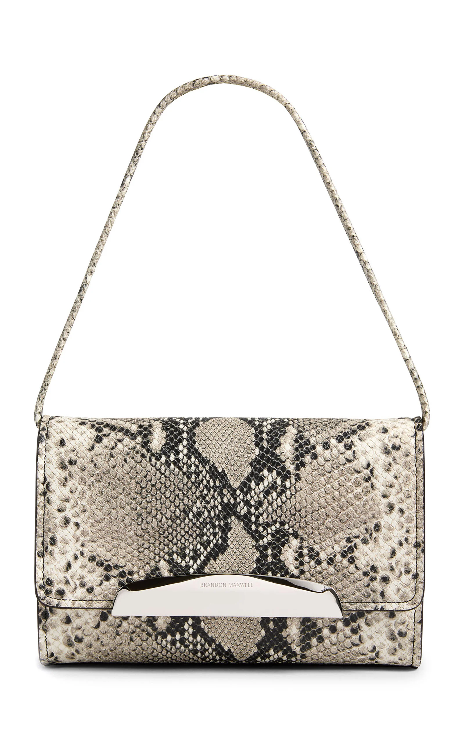 The Louise Pochette Bag in Embossed Python Leather python - 1
