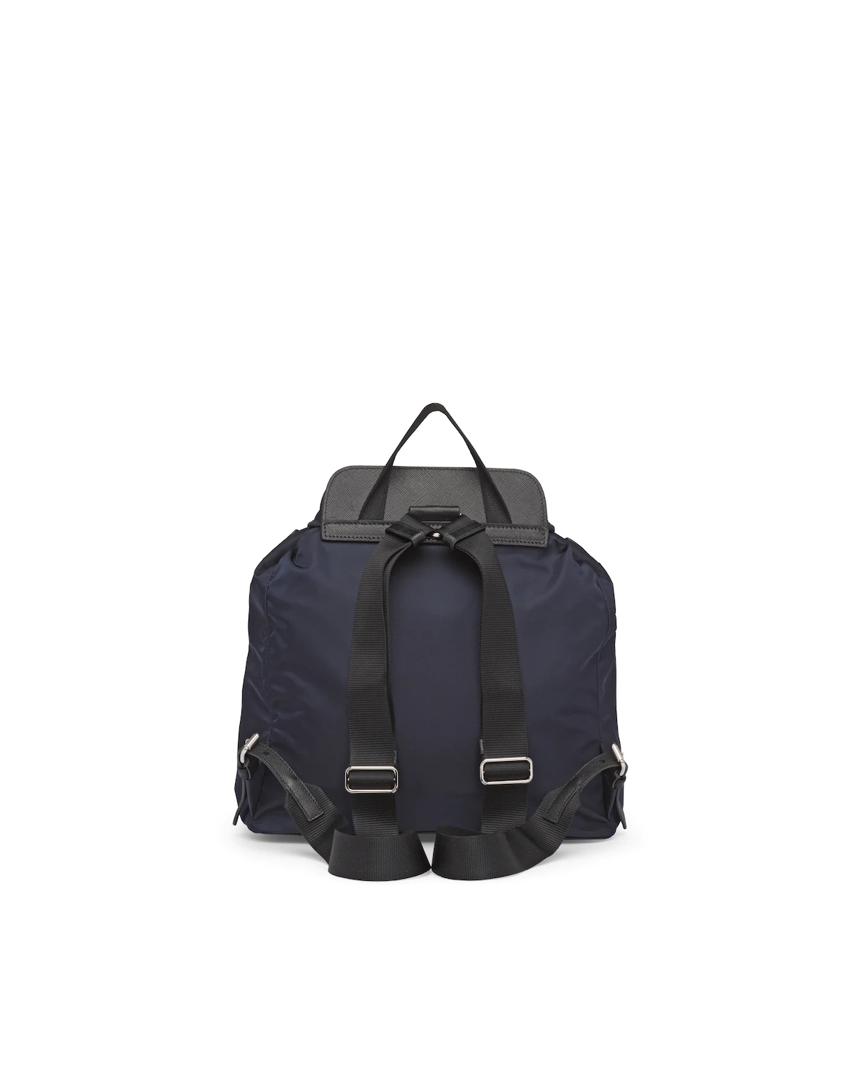 Nylon and Saffiano Leather Backpack - 4