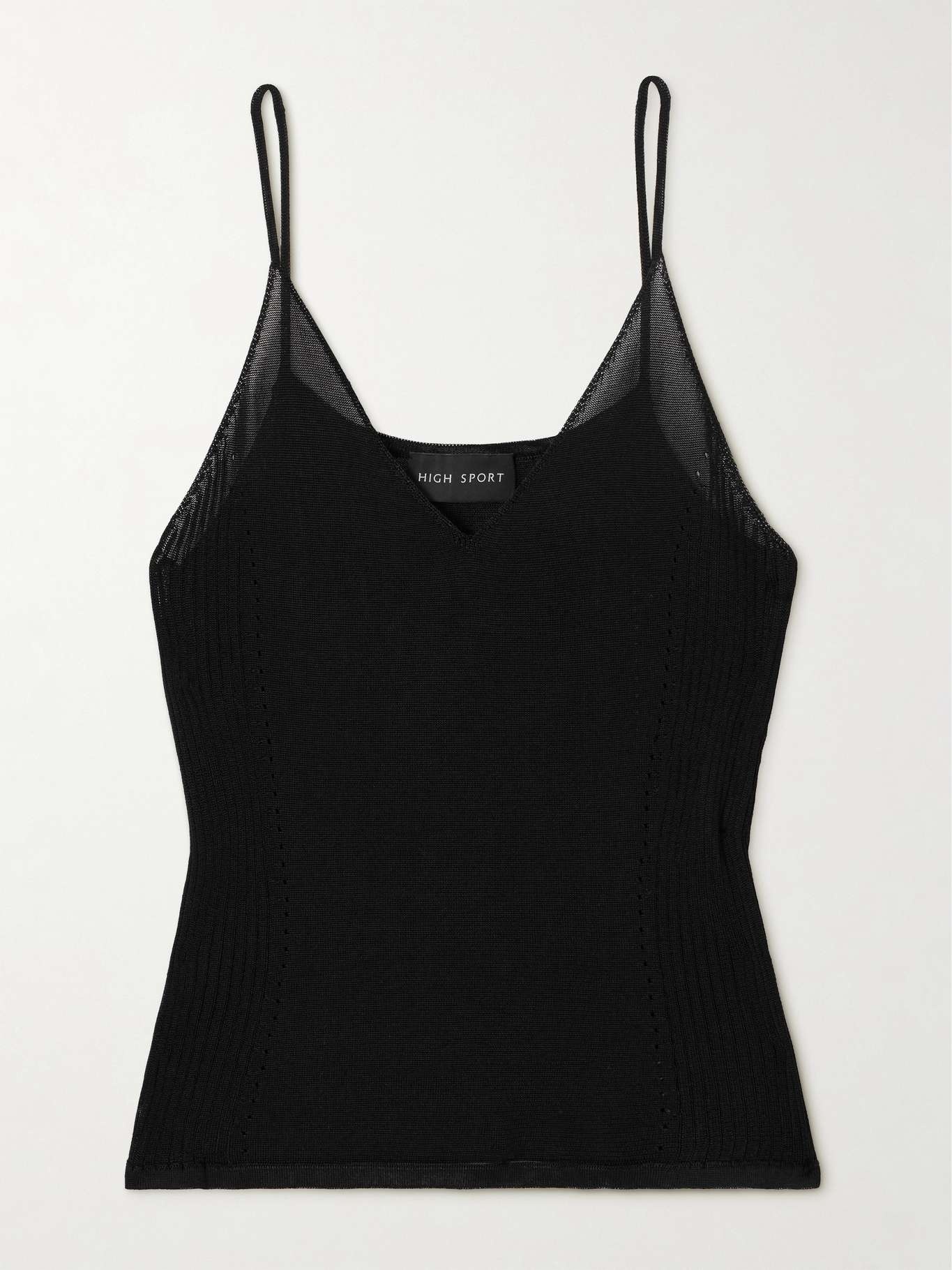 Tyler knitted camisole Black - 1