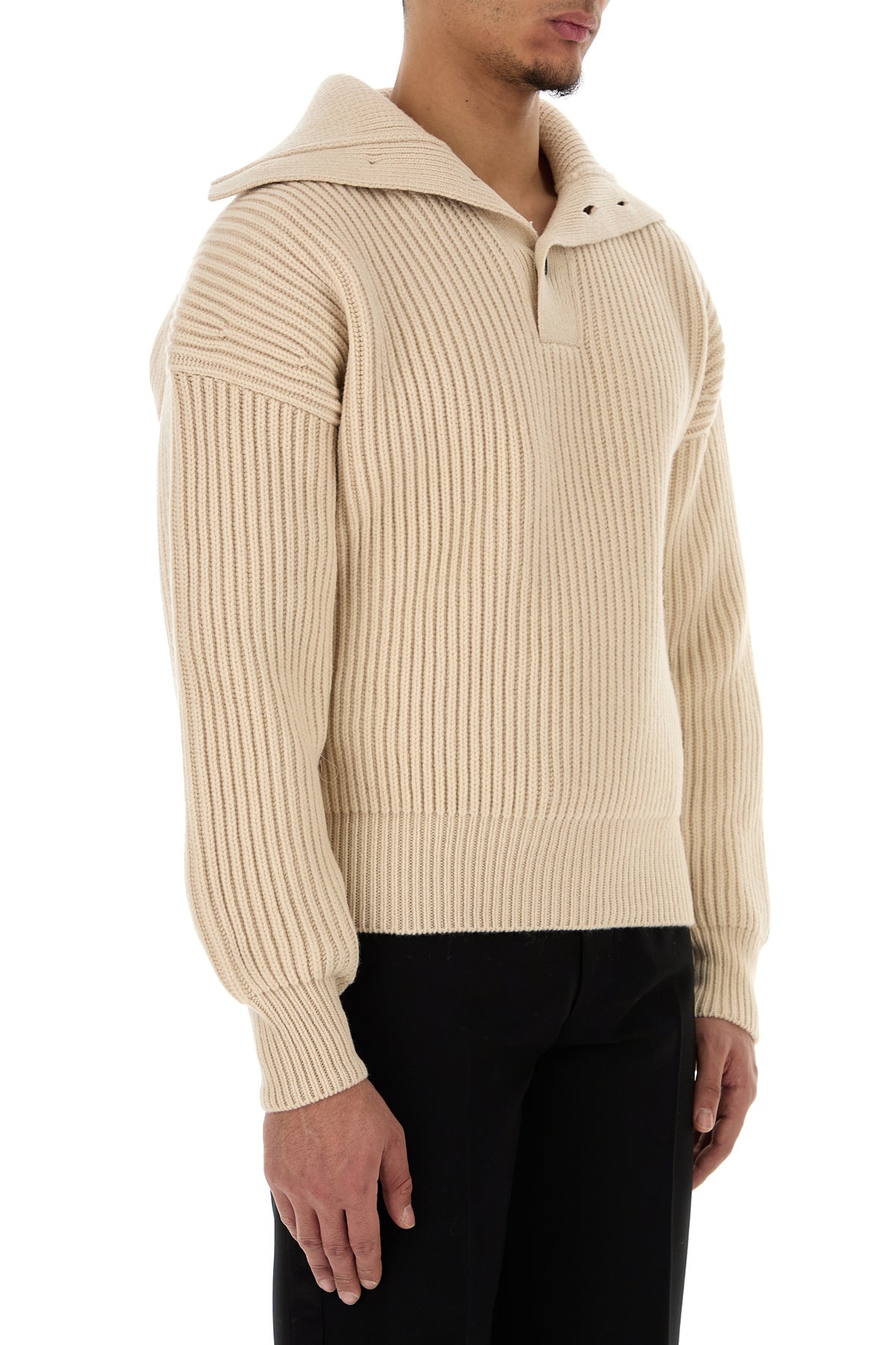 Sand cashmere sweater - 3