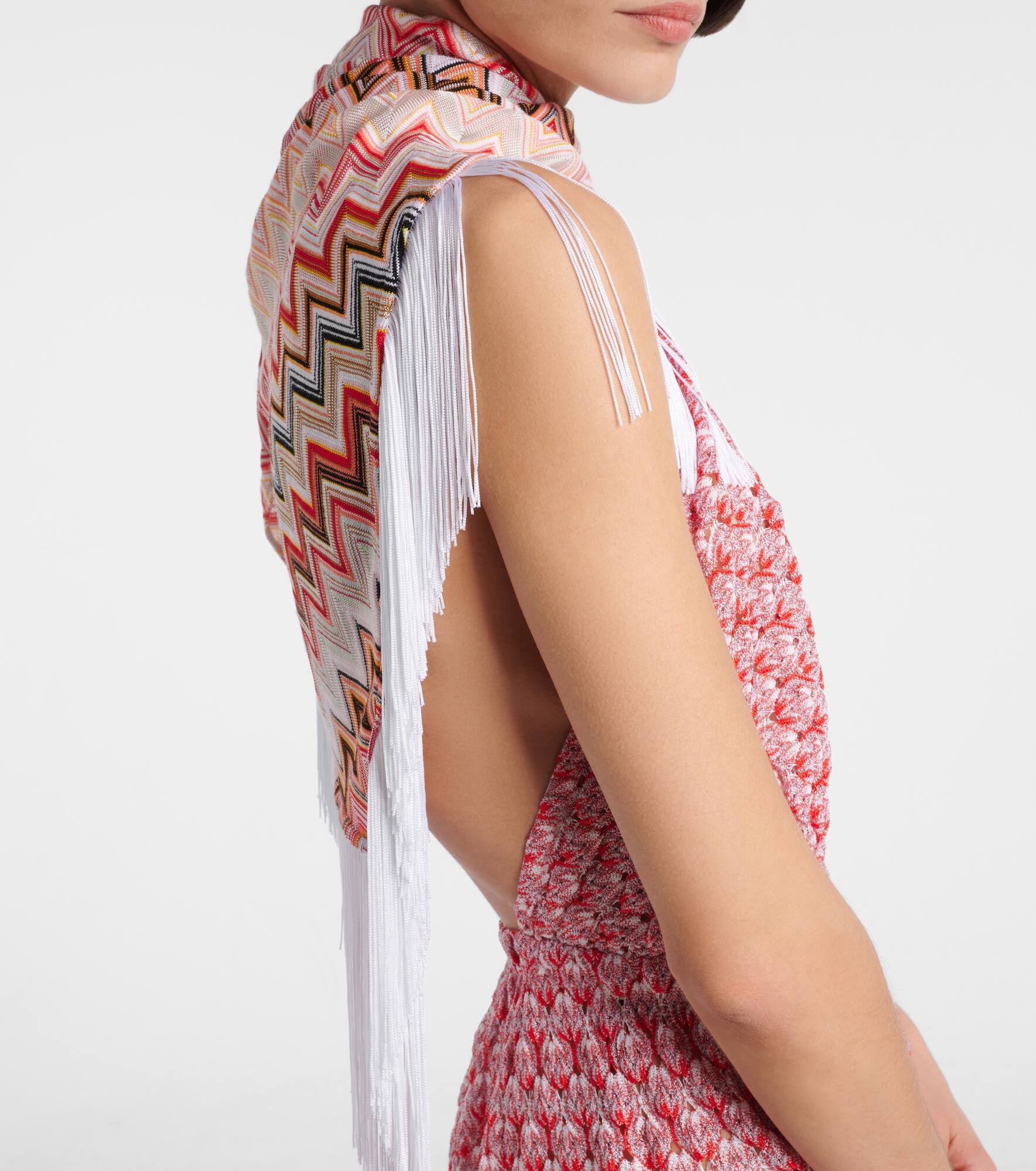Cotton-blend scarf - 3