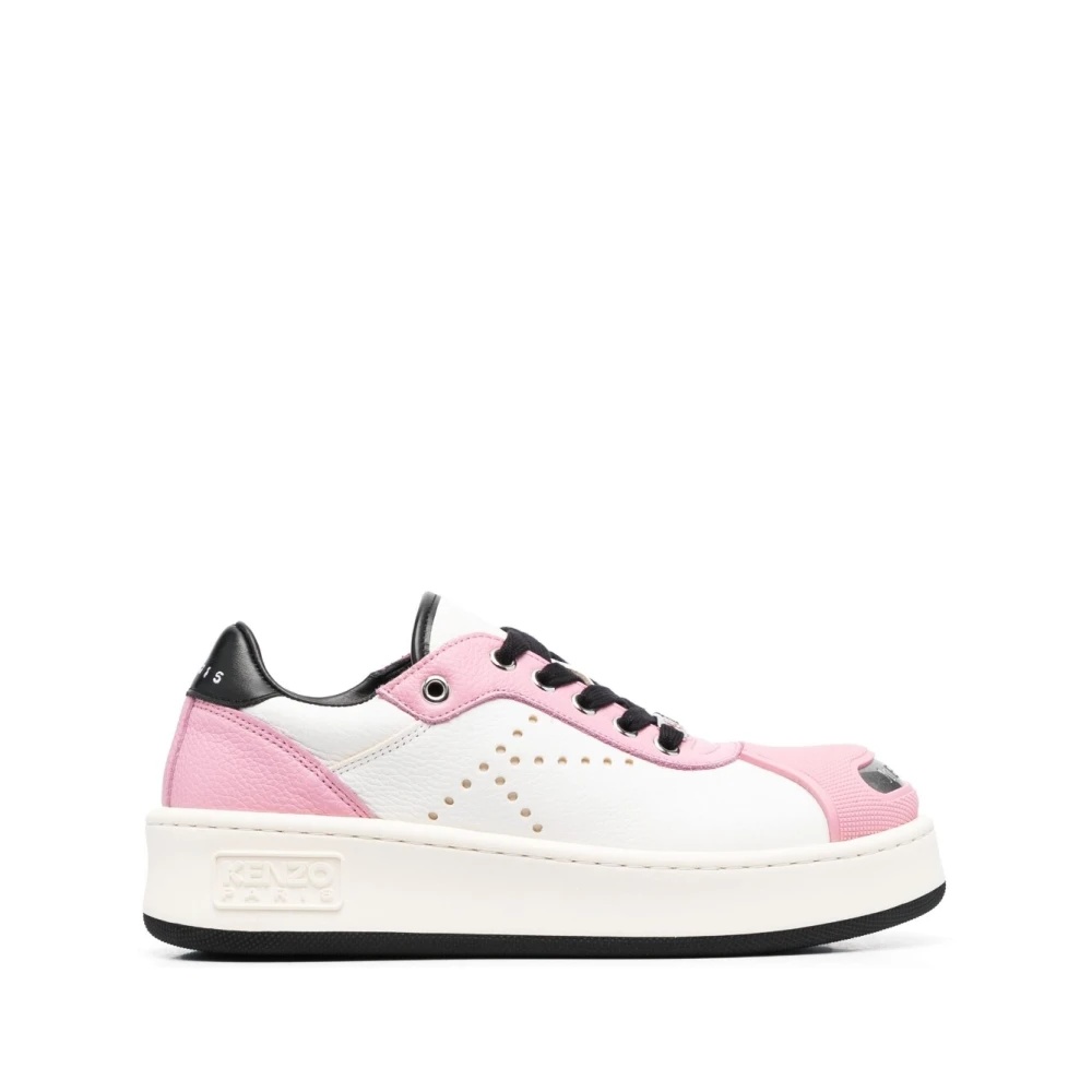 スニーカー KENZO Women Sneakers FD52SN040L53 30 PINK KENZO womens rose low top sneaker FD52SN040L53 - Vilbury London