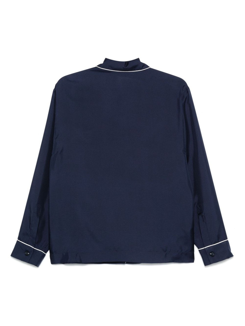 BARENA piped-trim shirt outlook