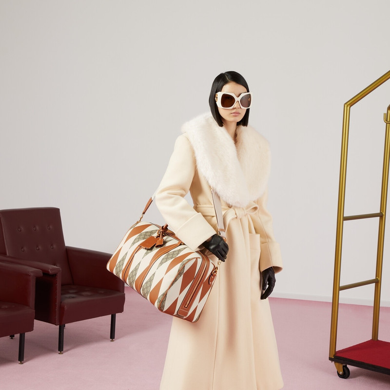 GG rhombus print duffle bag 3