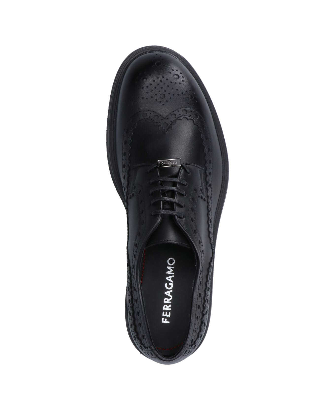 Logo Derby Shoes - 5