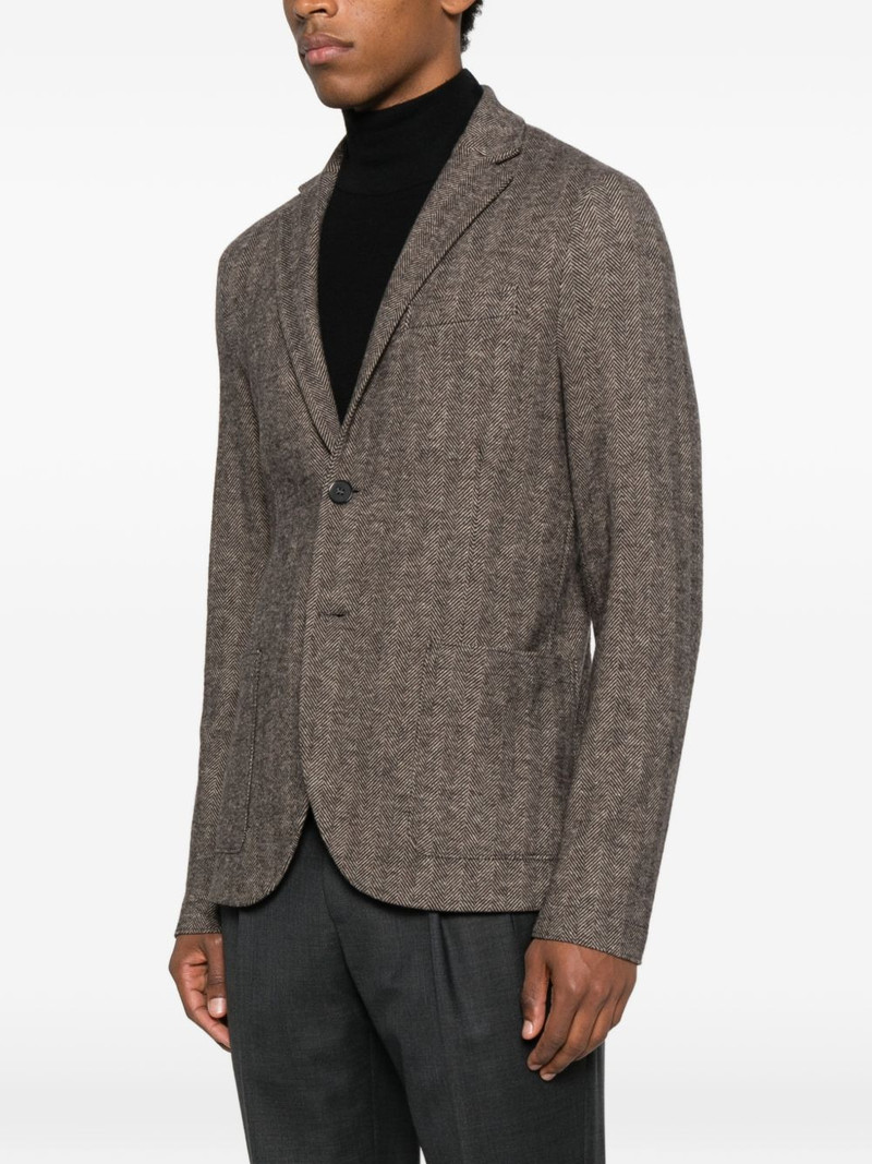 herringbone two-button jacket 3