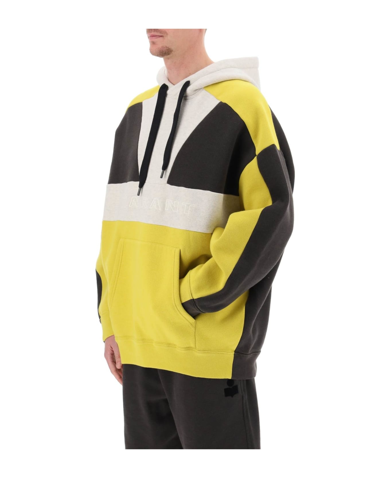 'wasil' Yellow Cotton Blend Sweatshirt - 4