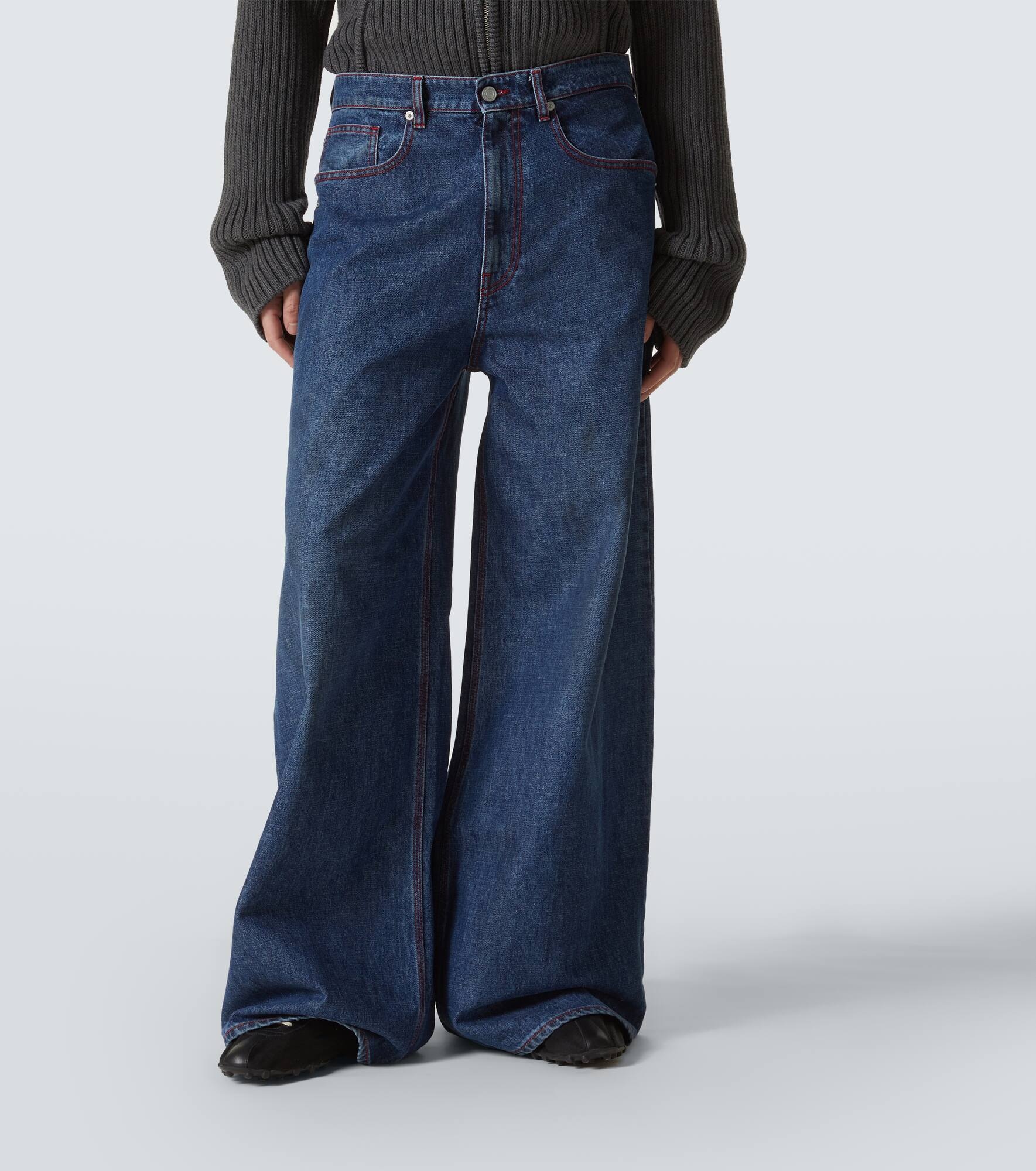 Indiana wide-leg jeans - 3