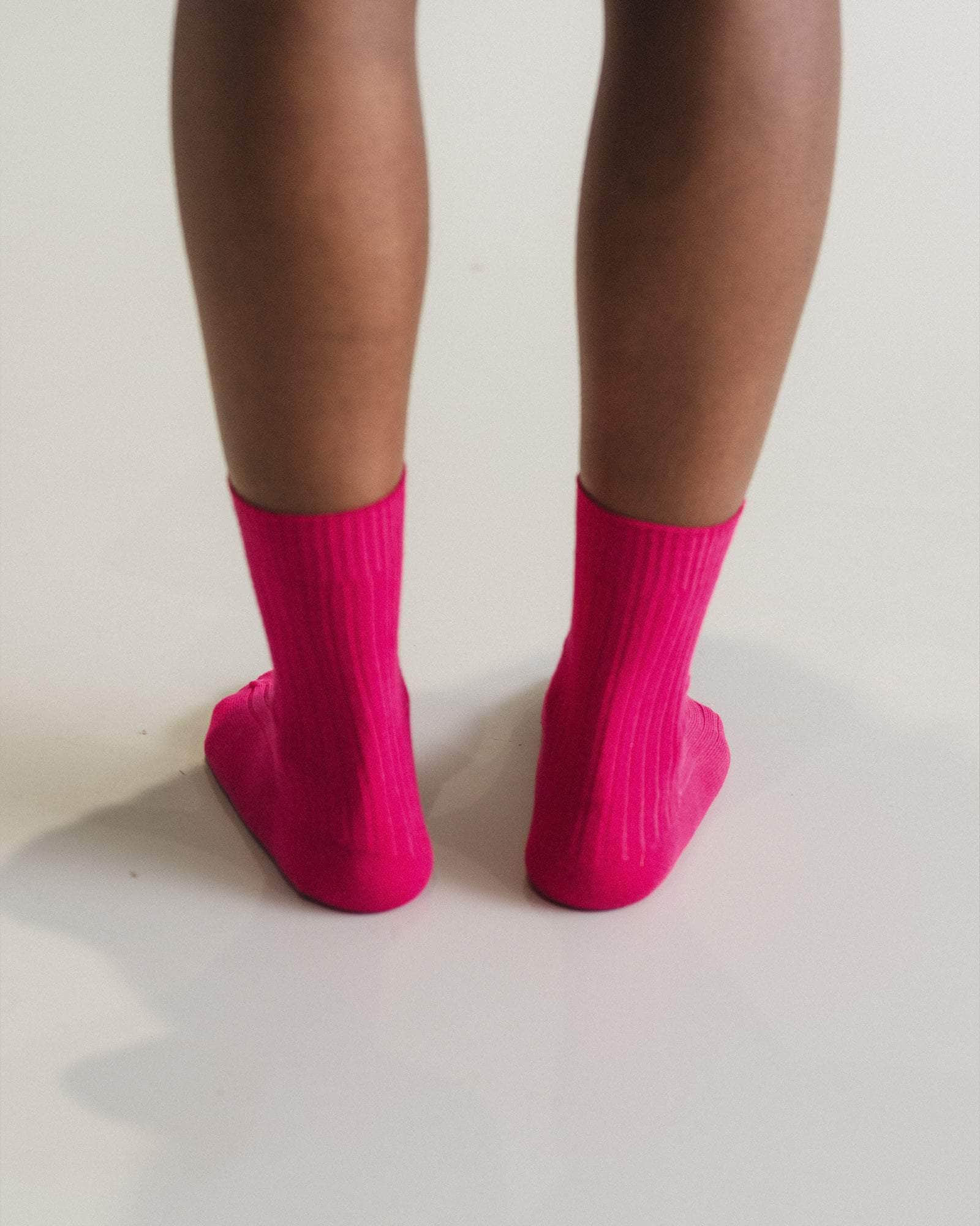 Rib Overankle Socks - Organic Cotton Rib - 3