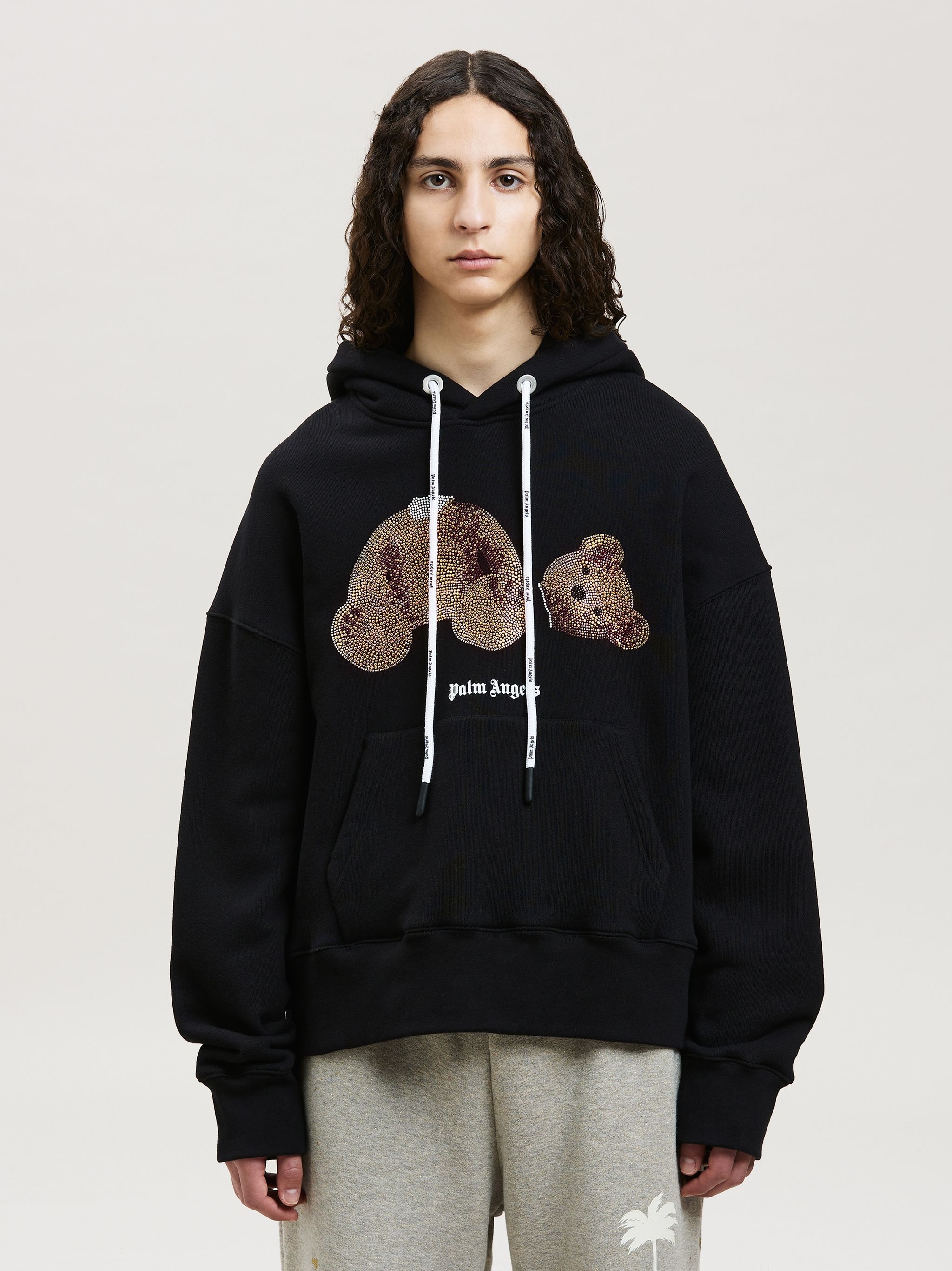 PA SEQUINS BEAR HOODIE - 3