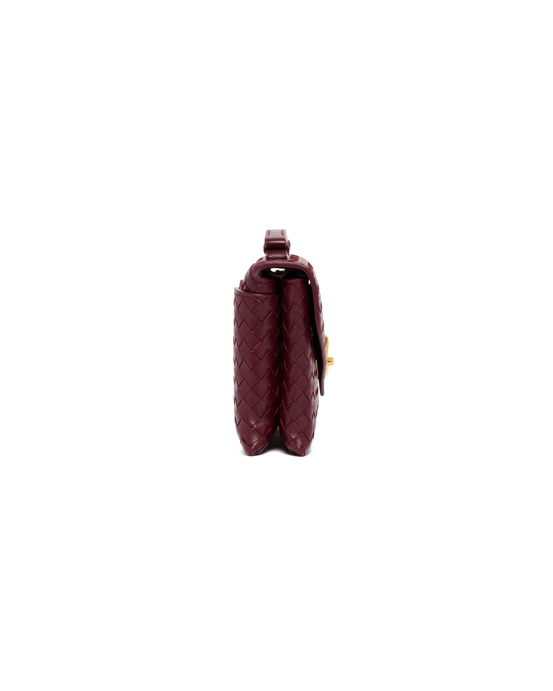 Burgundy Knot Lock Bag - 2