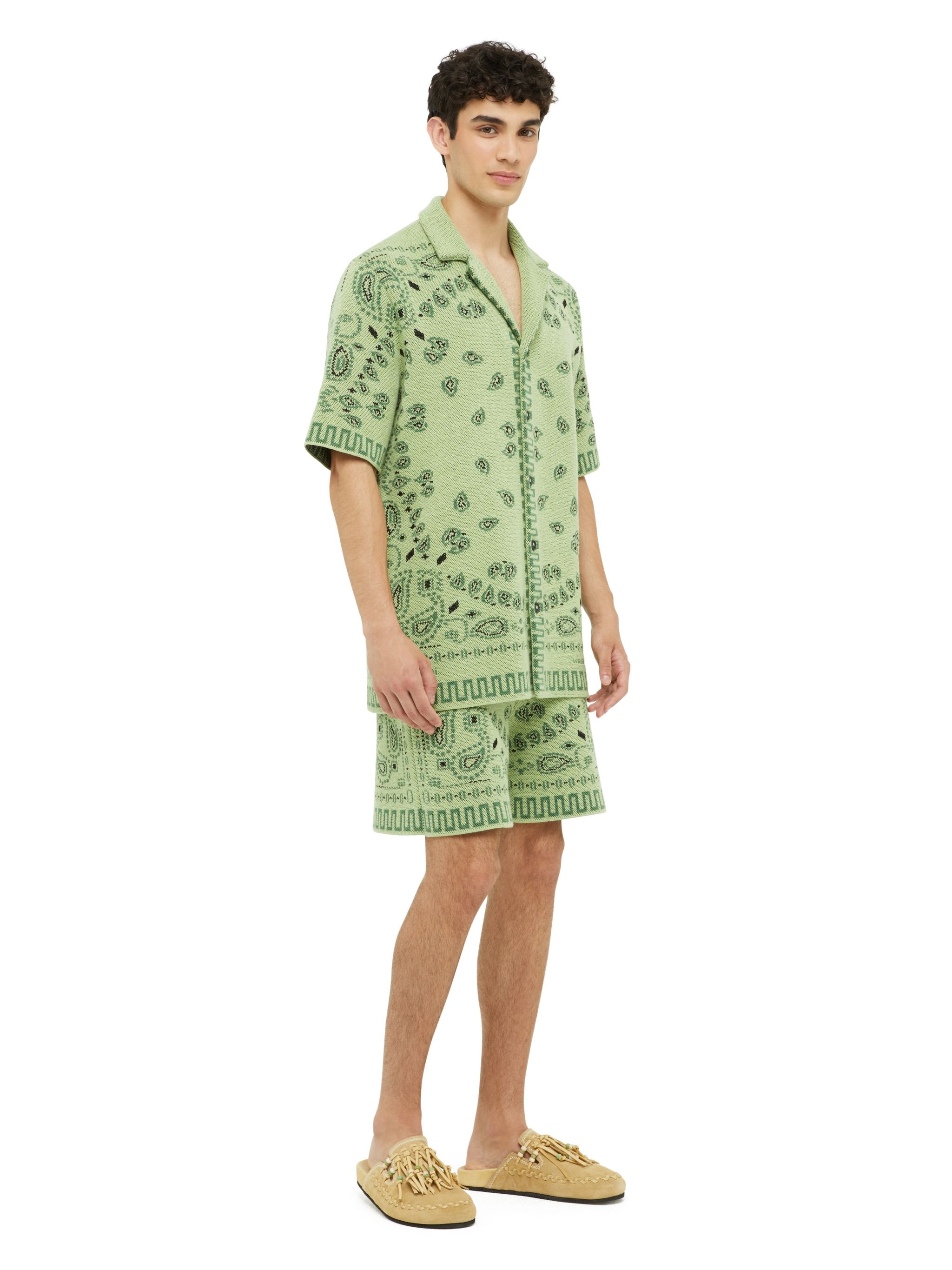 Cotton Piquet Bandana Shirt - 5